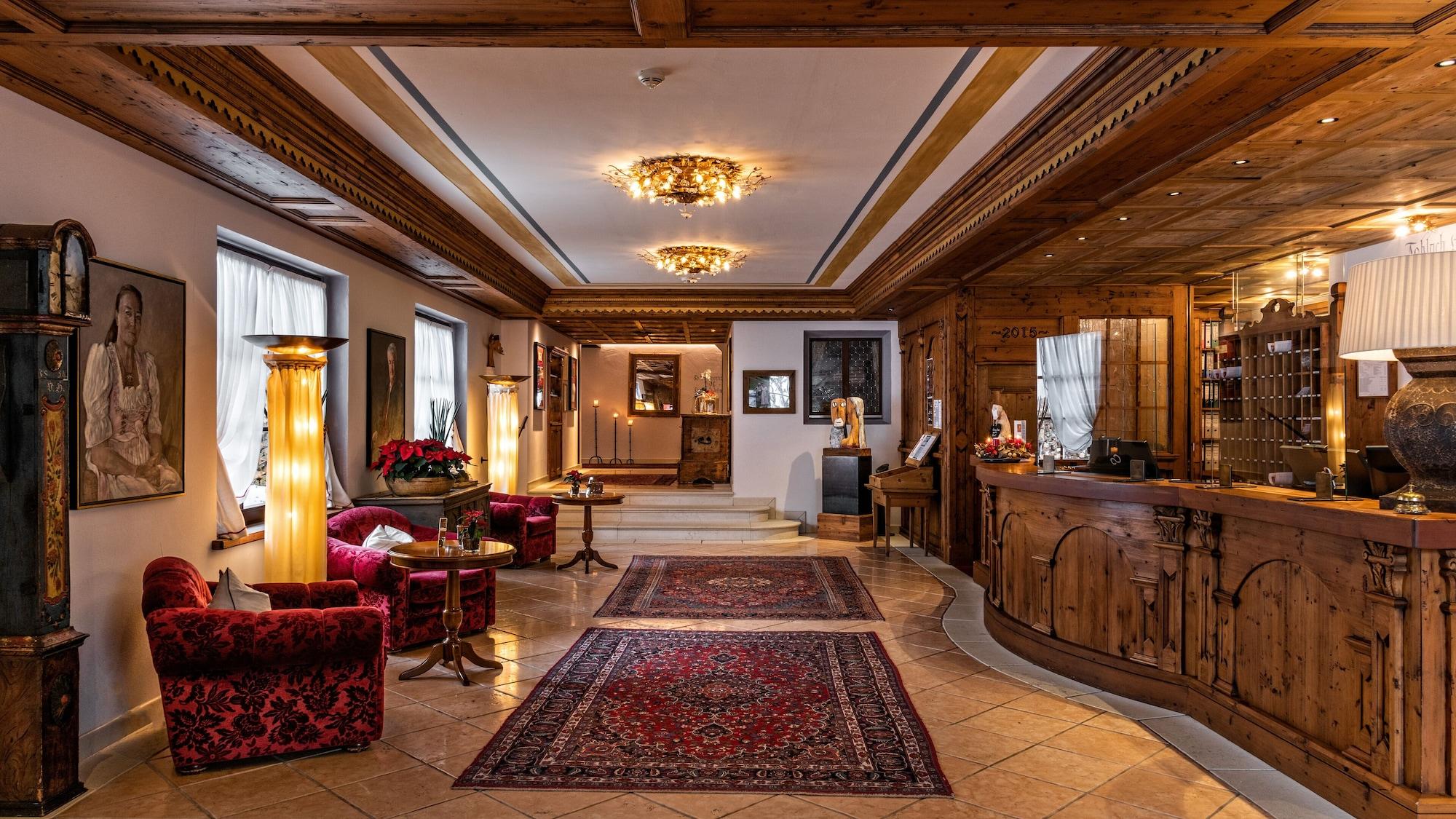 Vista Lobby Romantik Hotel Santer