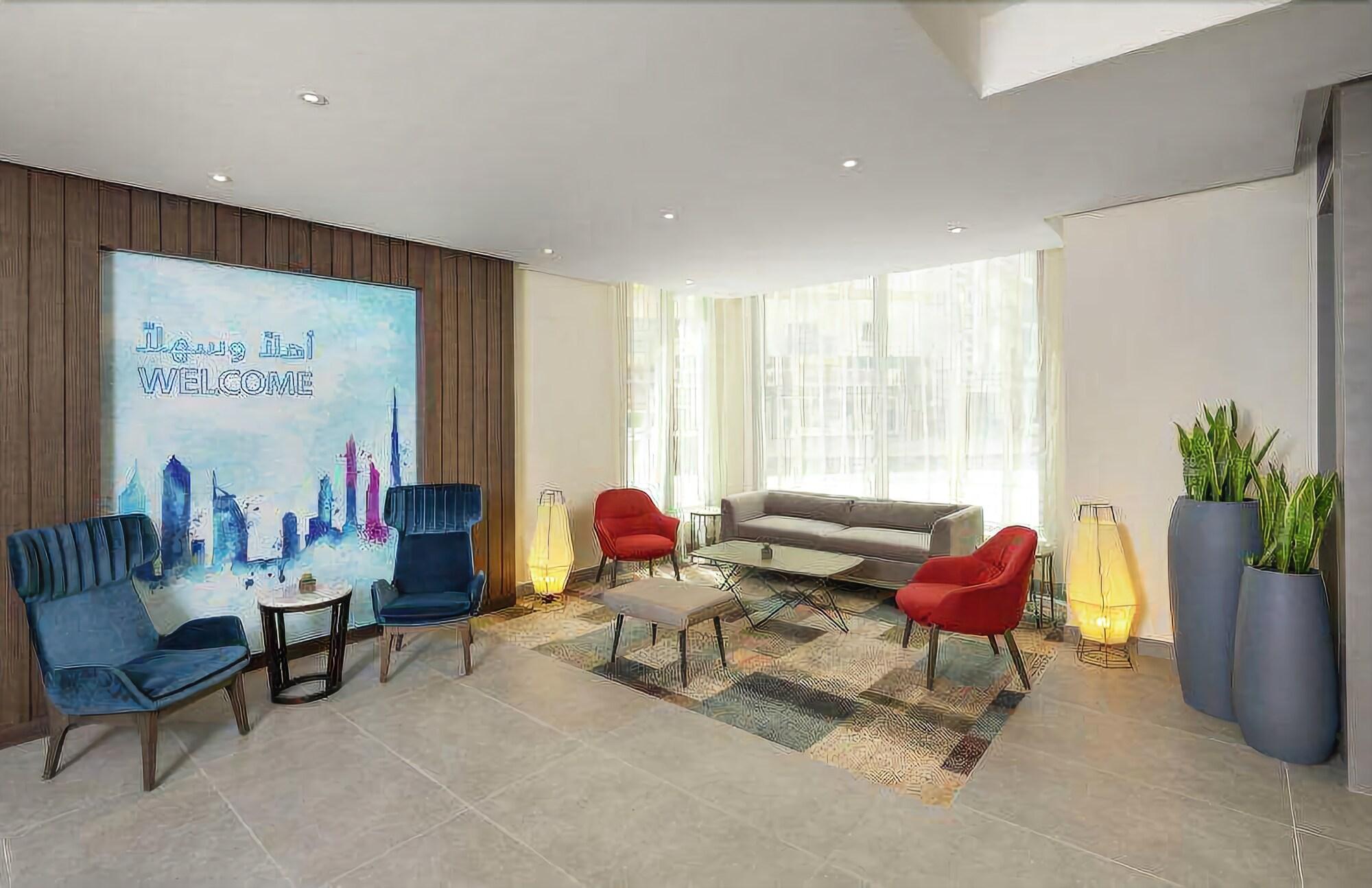 Vista do lobby Hampton by Hilton Dubai Al Barsha