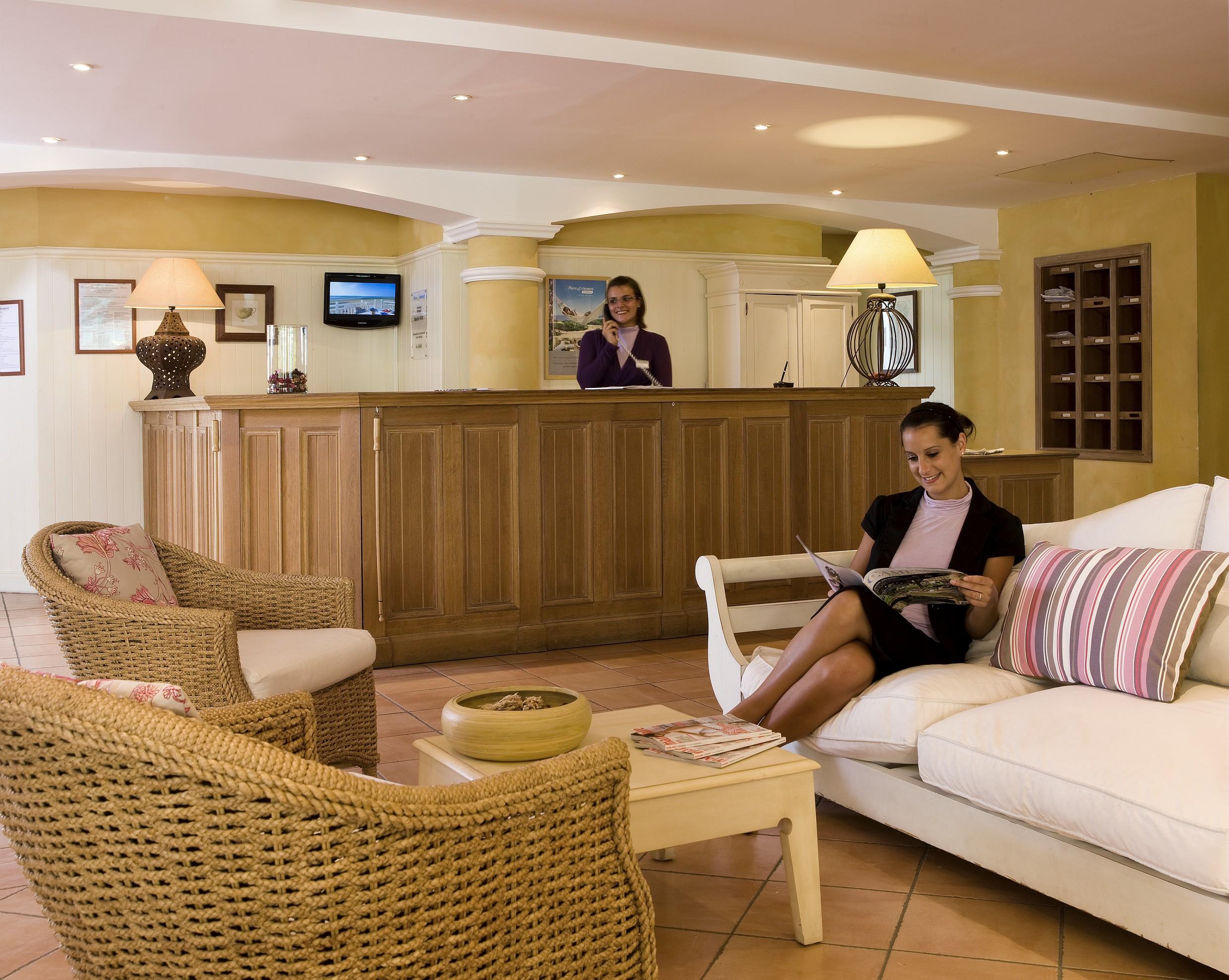 Vista Lobby Pierre & Vacances Premium Les Ilets