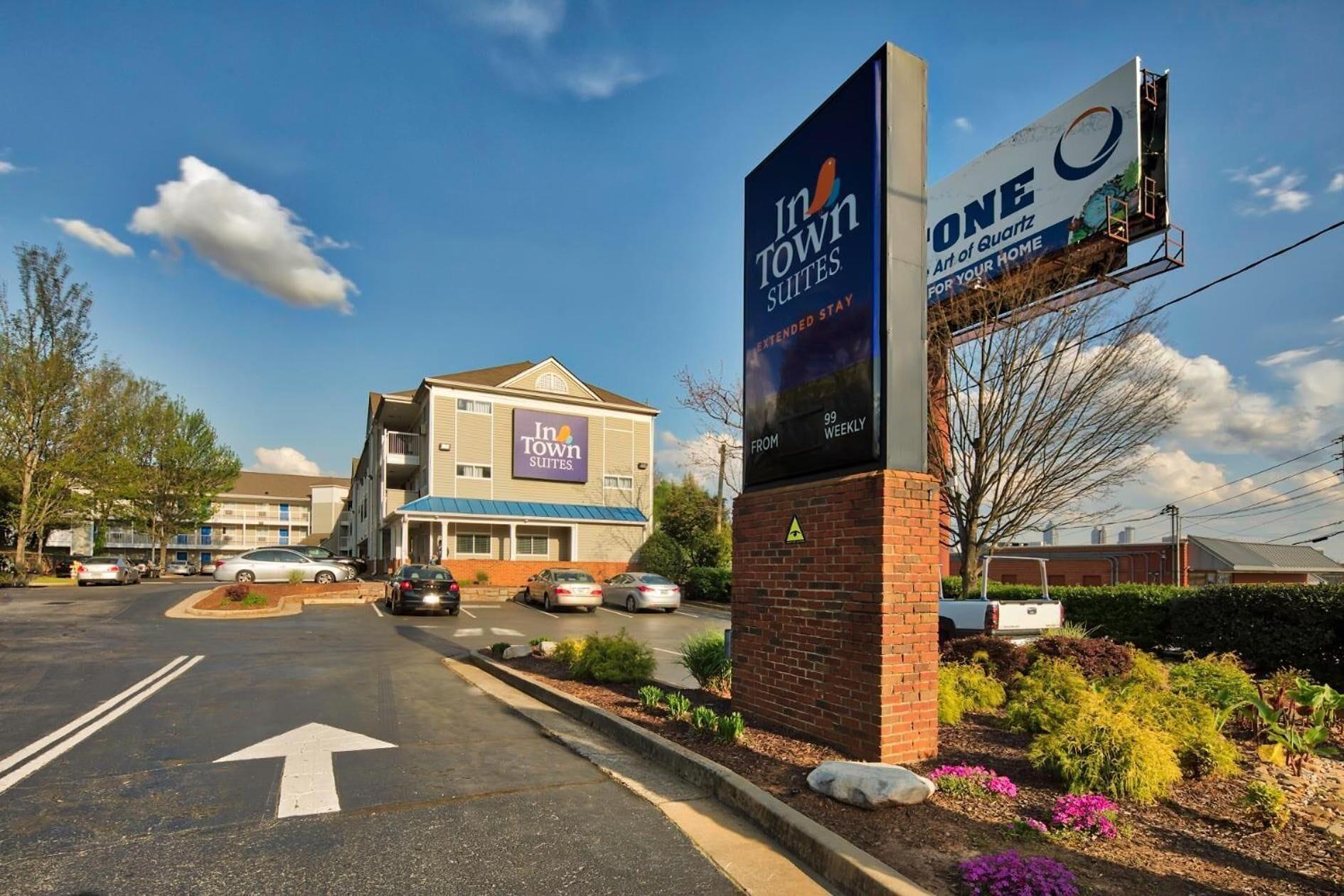 Vista Exterior InTown Suites Extended Stay Atlanta GA - West Midtown