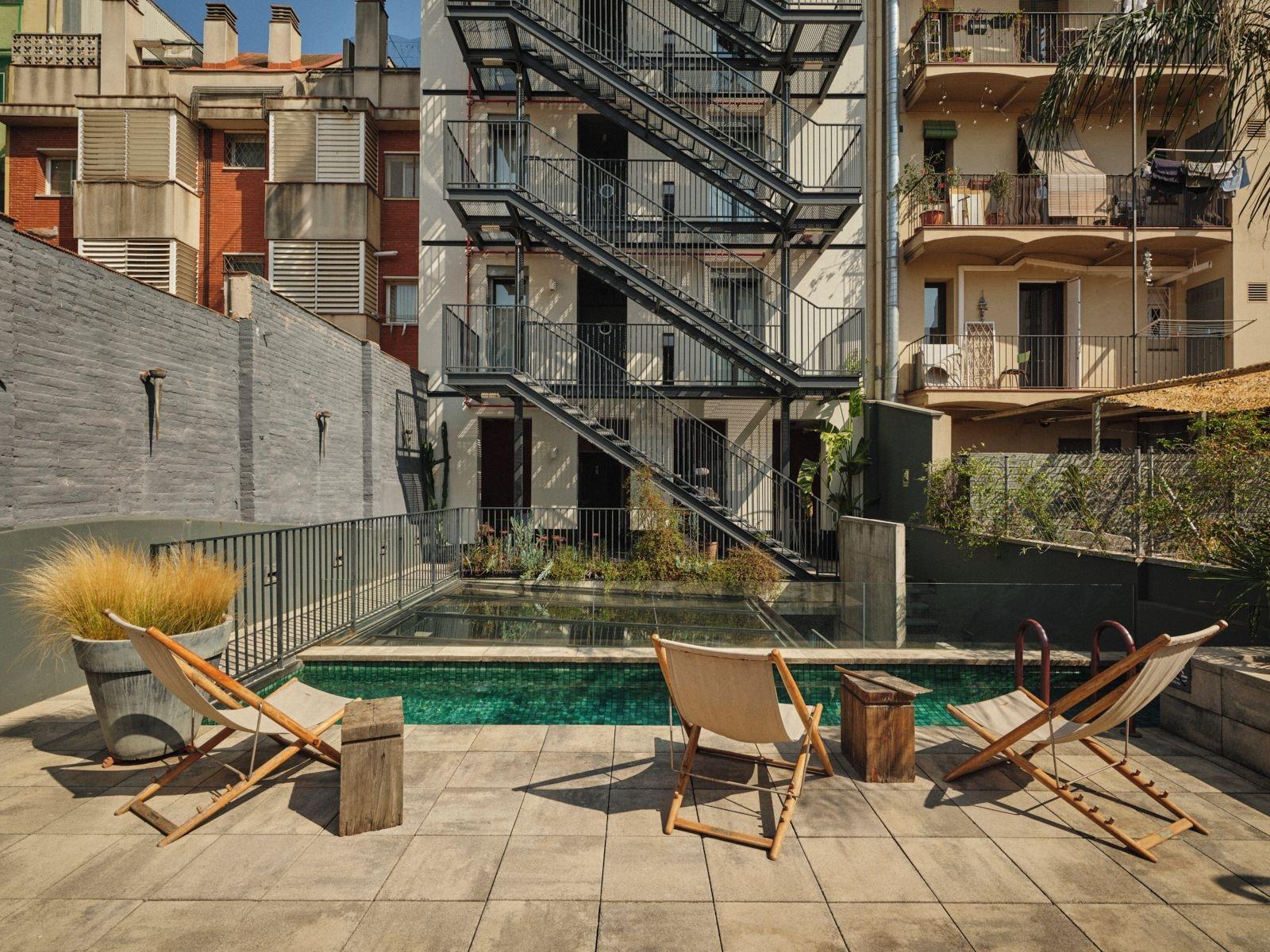 Vista Piscina Hotel Brummell