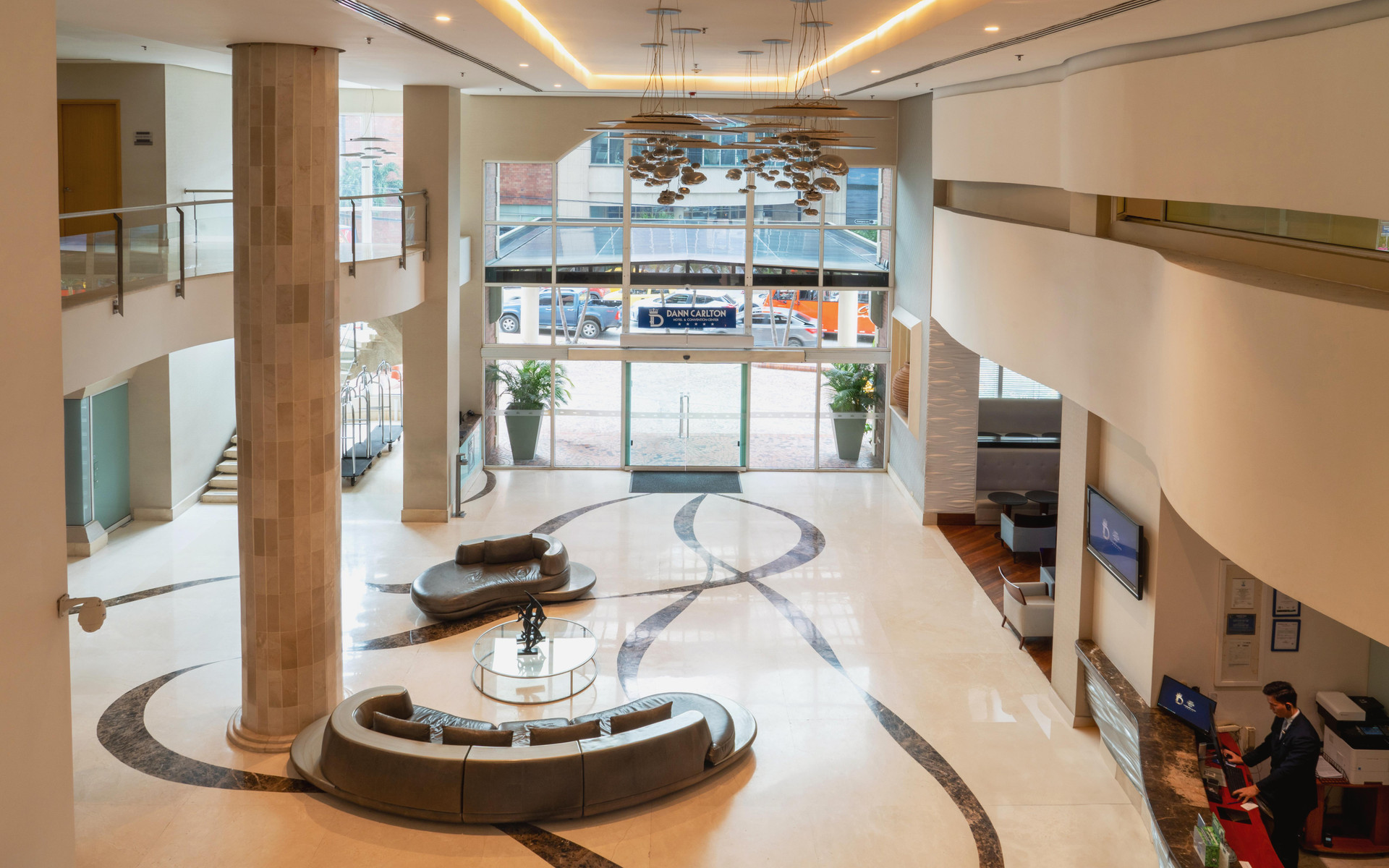 Vista Lobby Dann Carlton Barranquilla