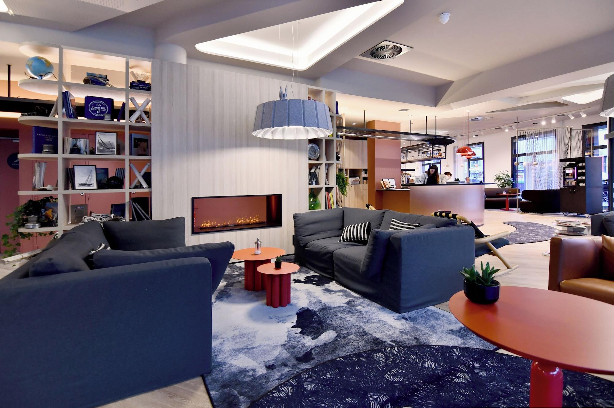 Vista Lobby ibis Budget Brest Centre Port