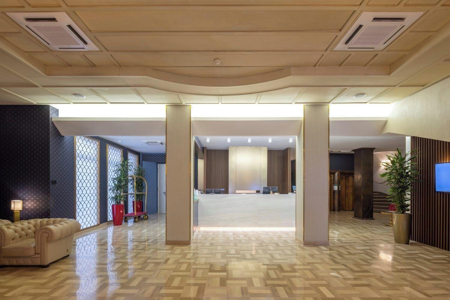 Vista Lobby Hotel Astra Ferrara