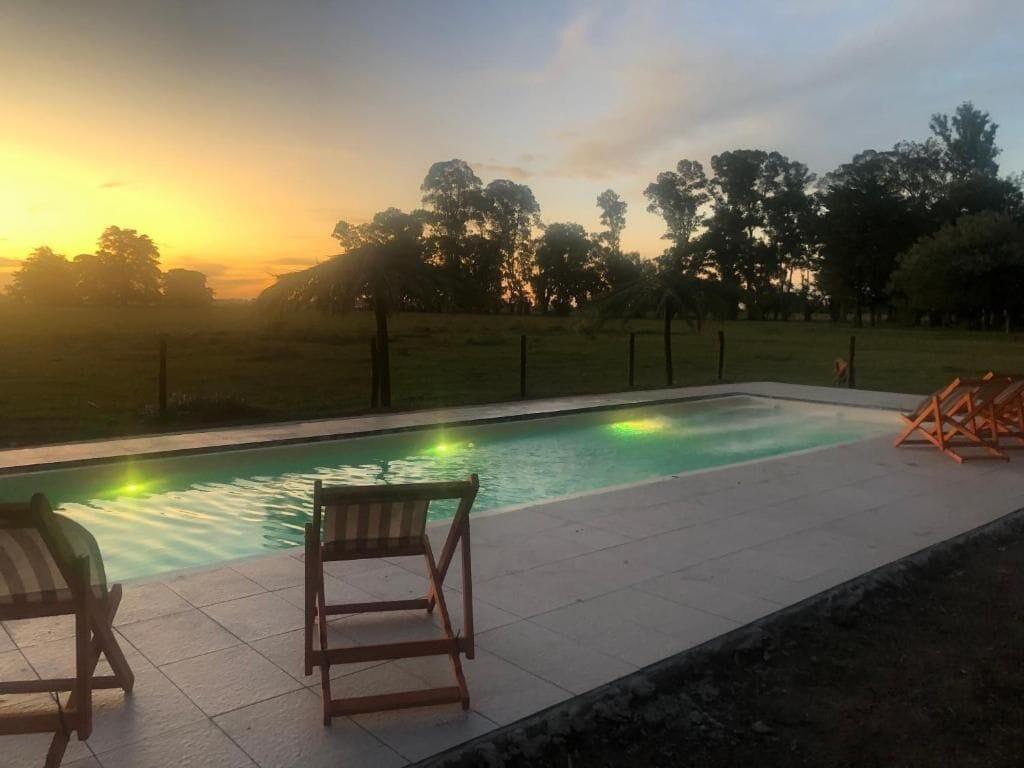 Vista Piscina Estancia Pedro Chico - Hotel Rural