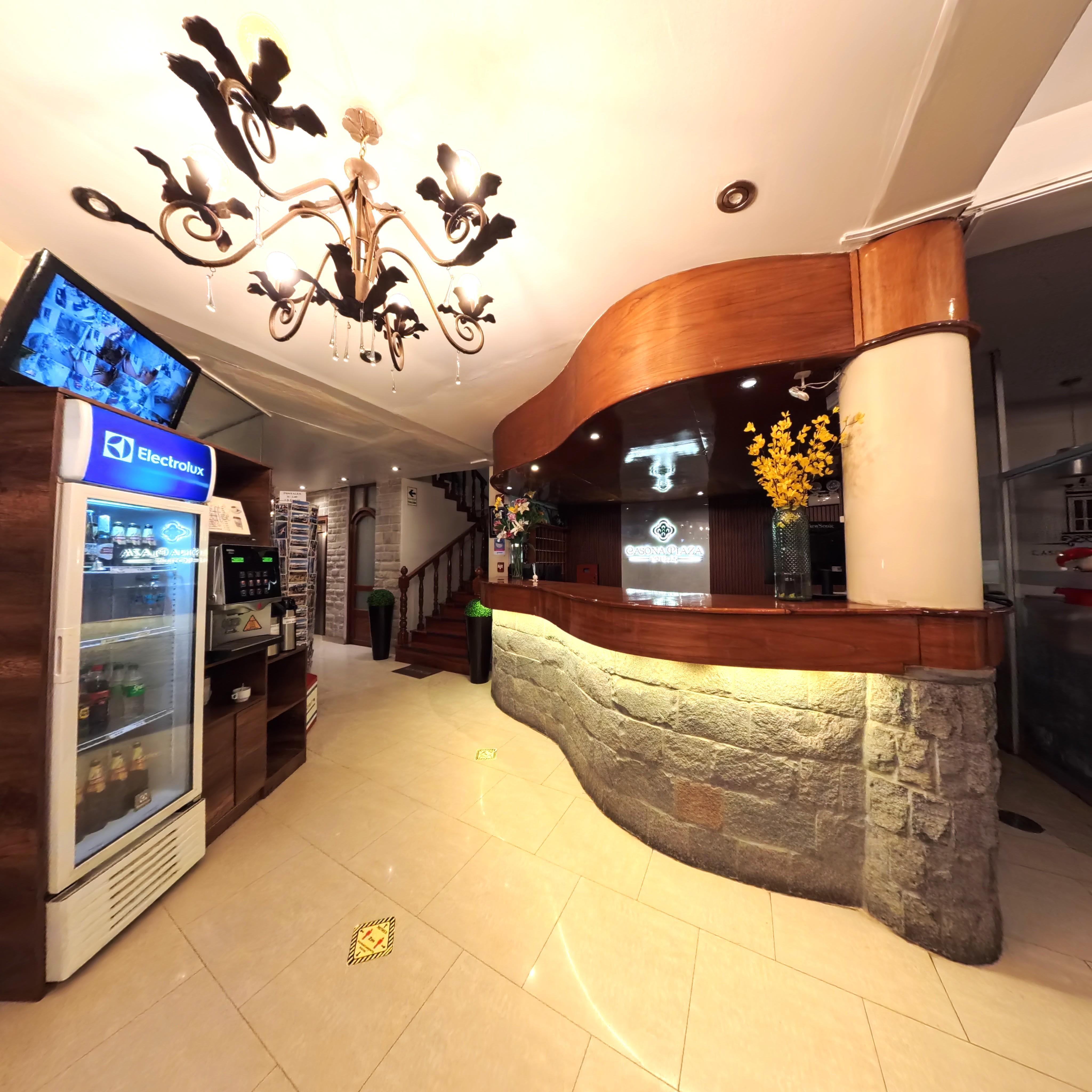 Vista Lobby Casona Plaza Hotel Puno