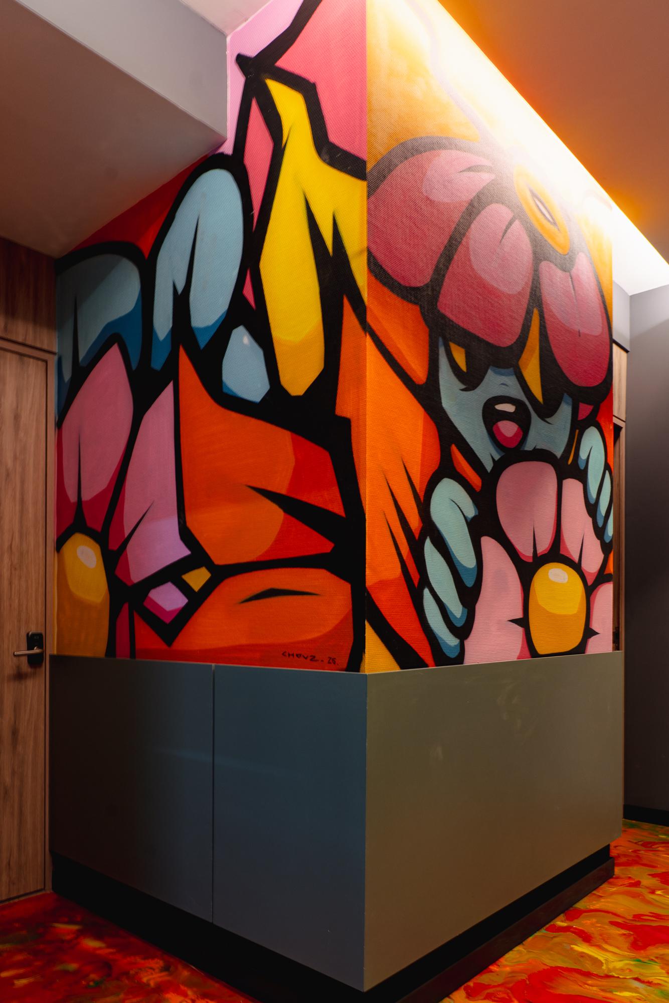 Vista Lobby Street Art Hotel Roma