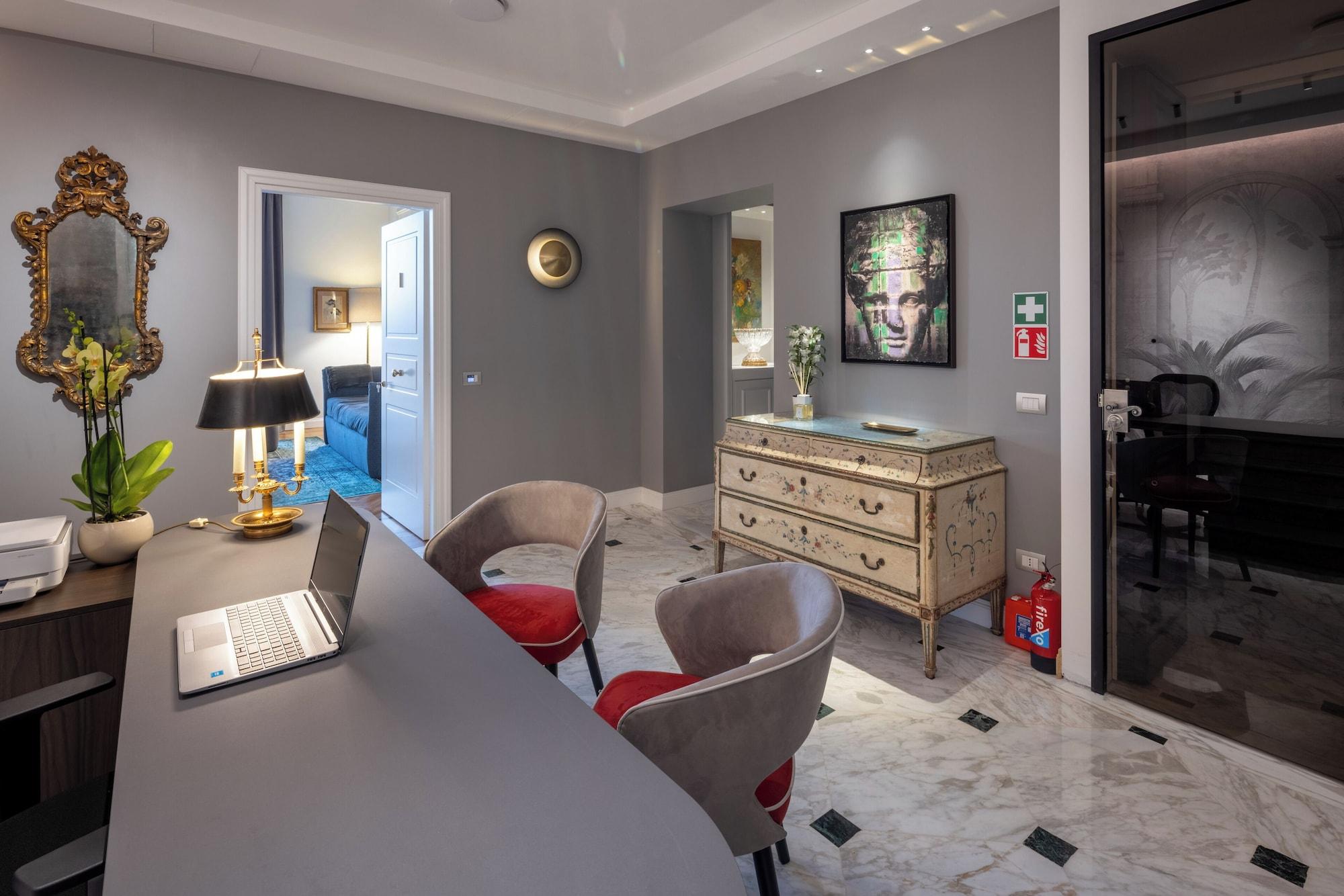 Vista Lobby Migliori Collection Suites Via Veneto