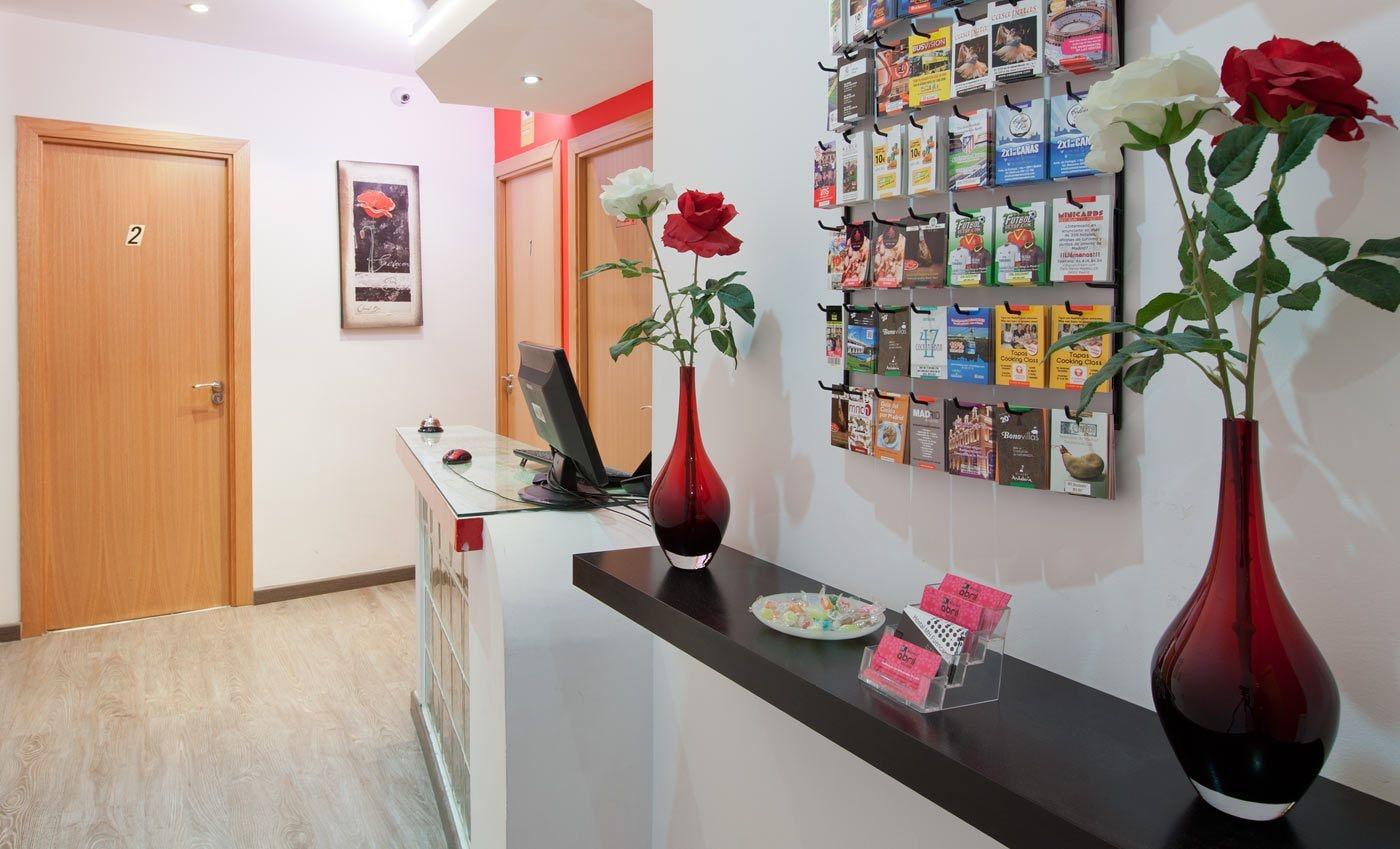 Vista Lobby Hostal Abril