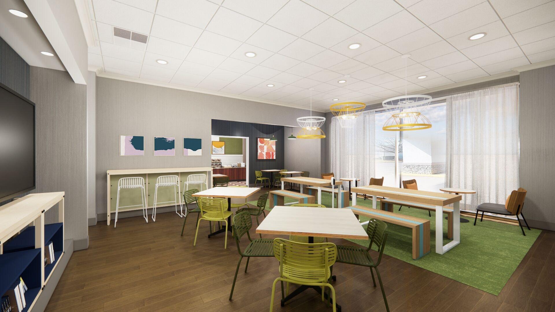 Vista Lobby Spark by Hilton Cincinnati Fairfield