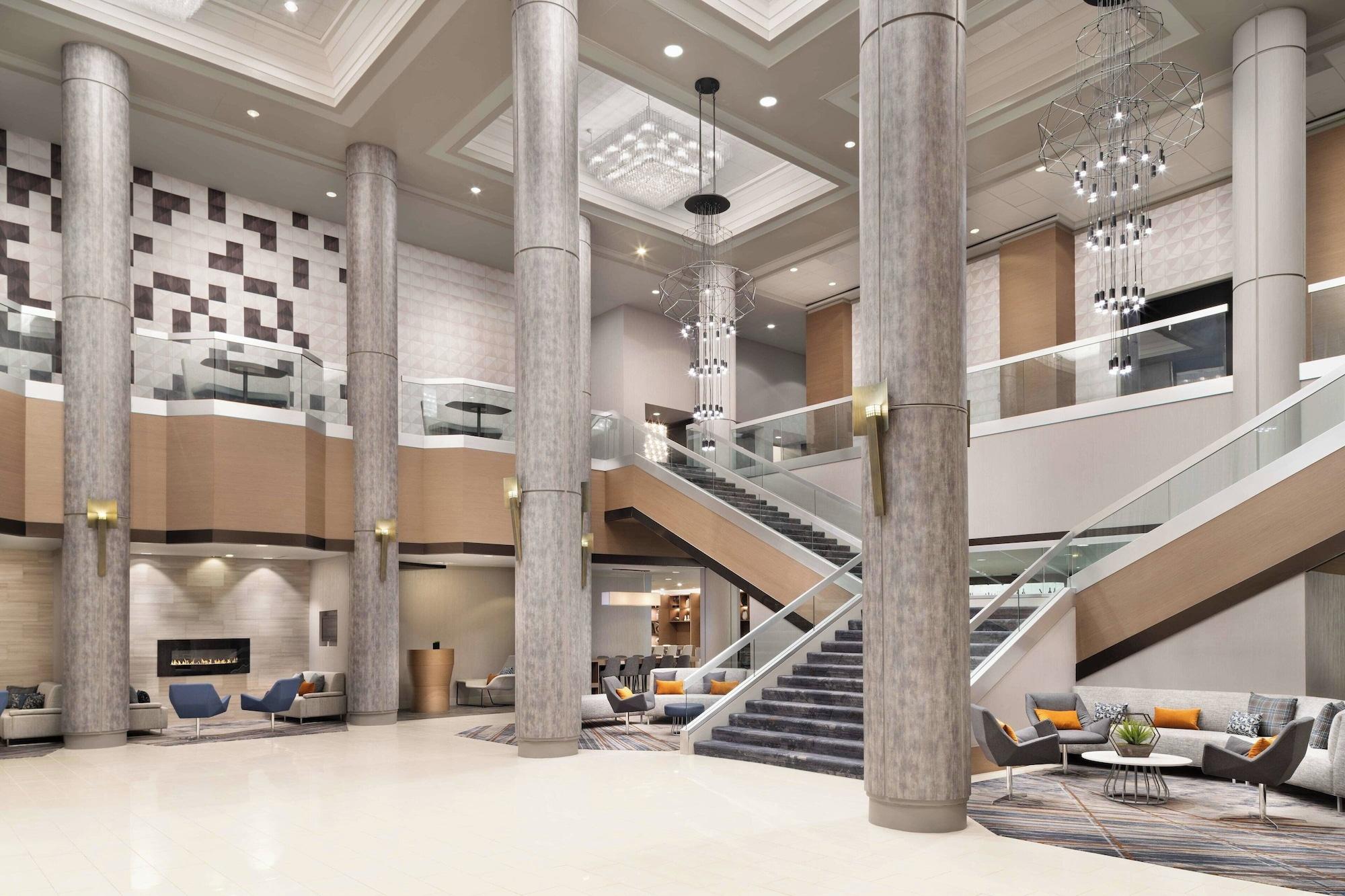 Vista Lobby Marriott Greensboro Downtown