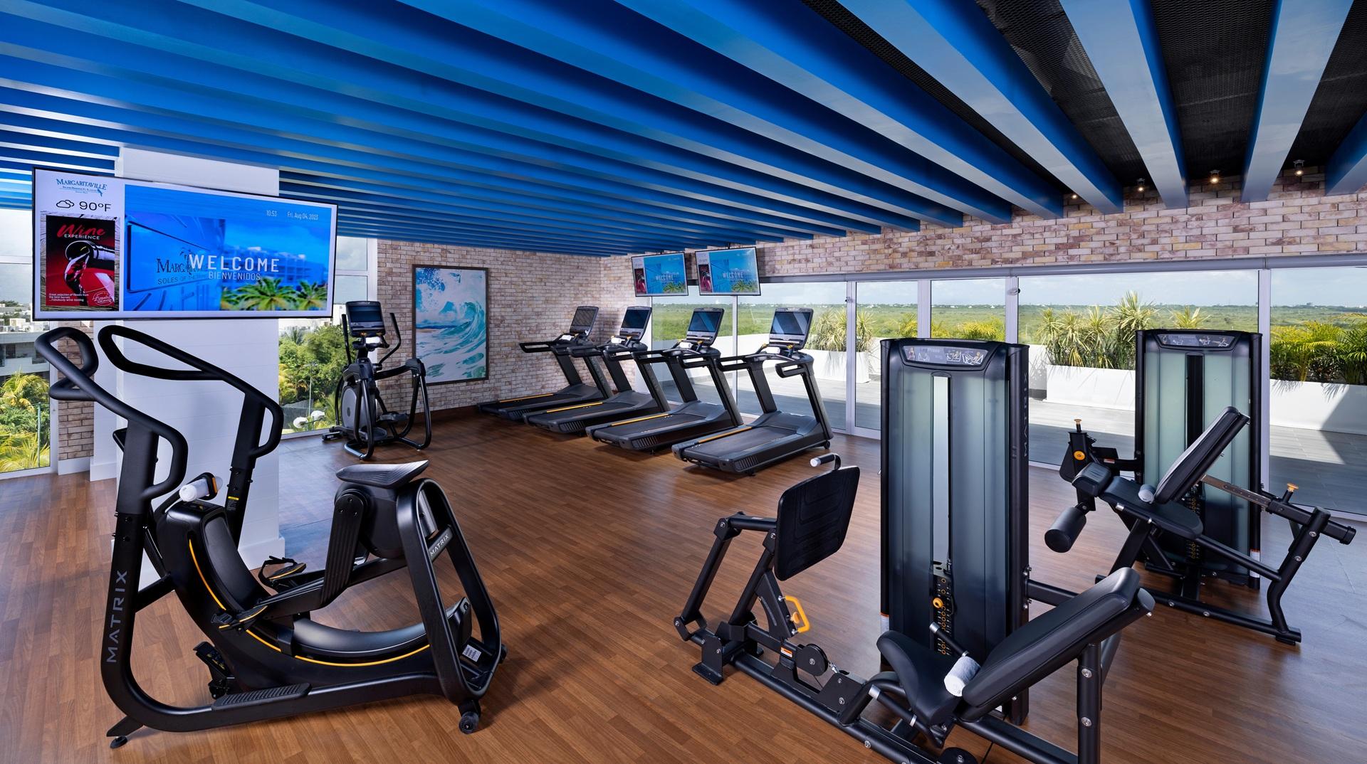 Gimnasio Margaritaville Island Reserve Riviera Maya Adults Only by Karisma