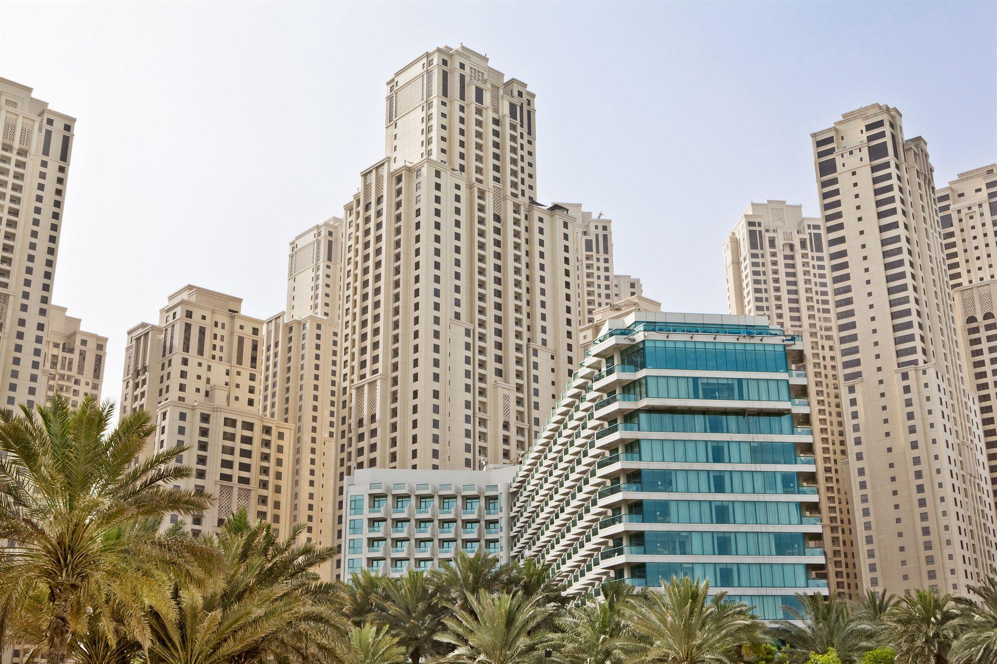 Vista da fachada Hilton Dubai The Walk