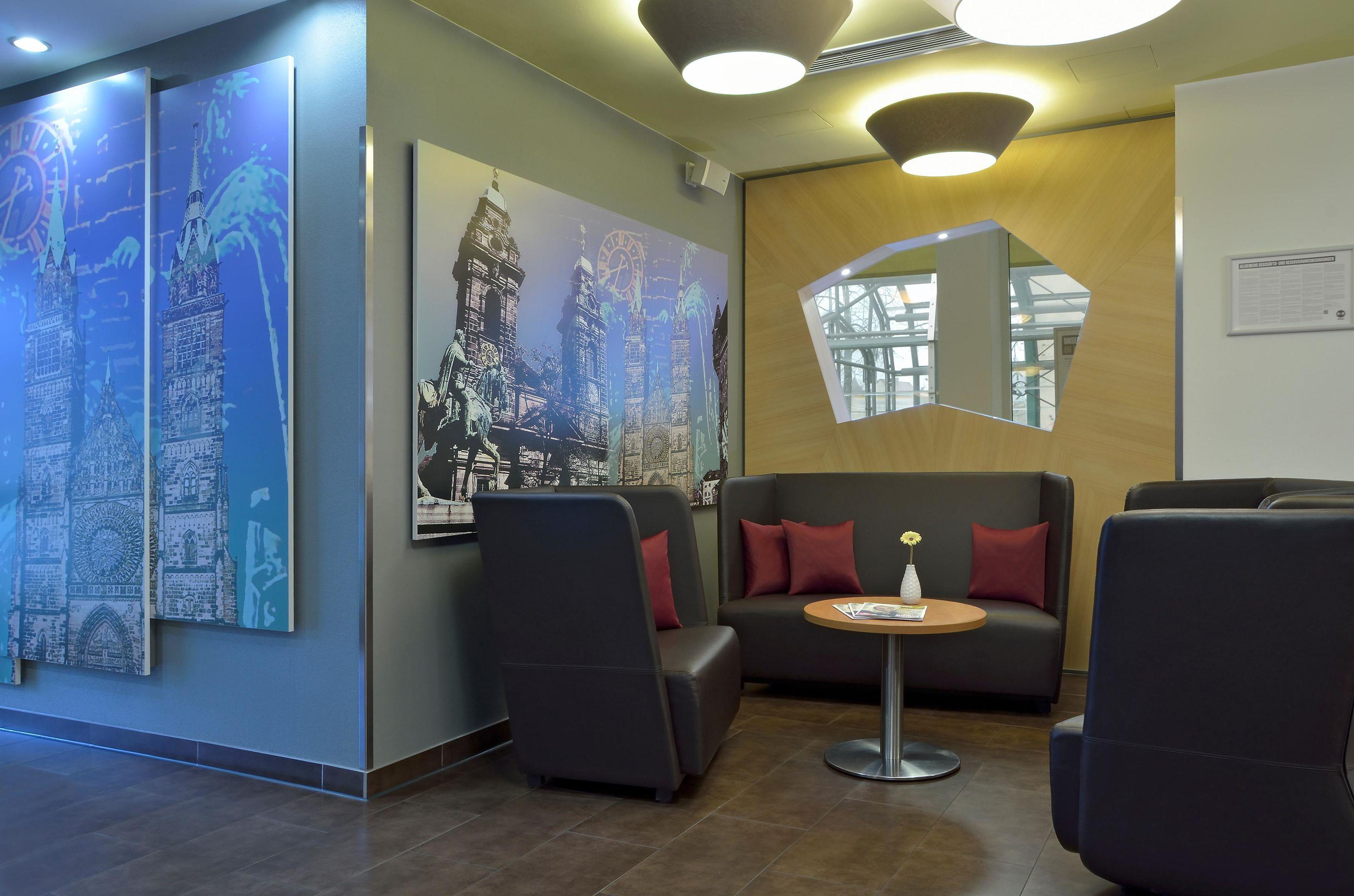 Vista Lobby B&B Hotel Nürnberg-Plärrer