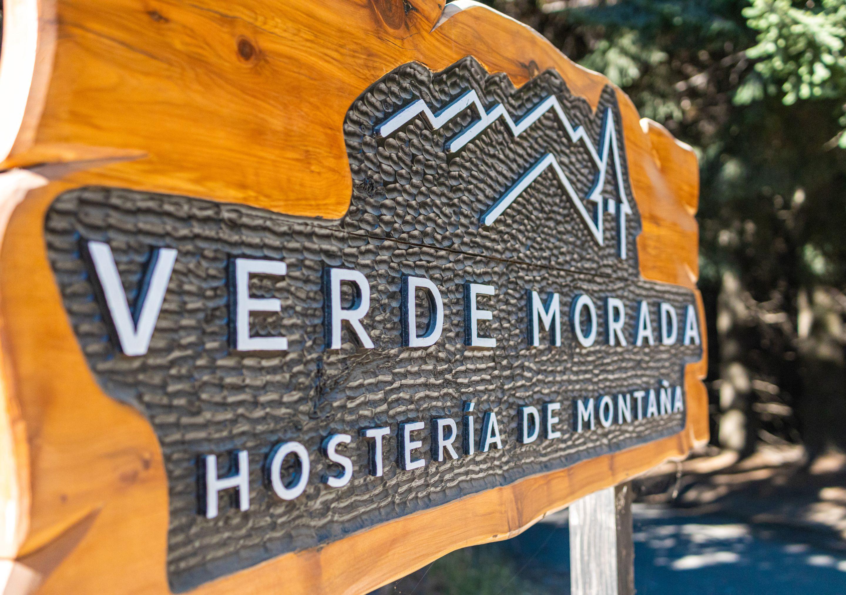 Vista Lobby Hosteria Verde Morada