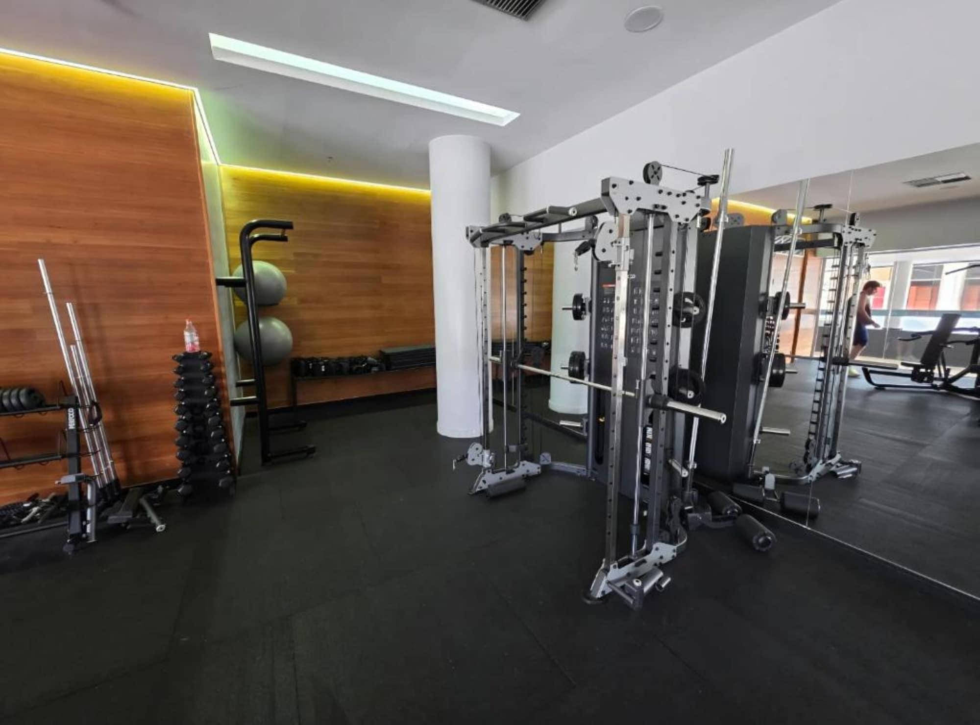 Gimnasio Flat com vista linda no Hotel Vision