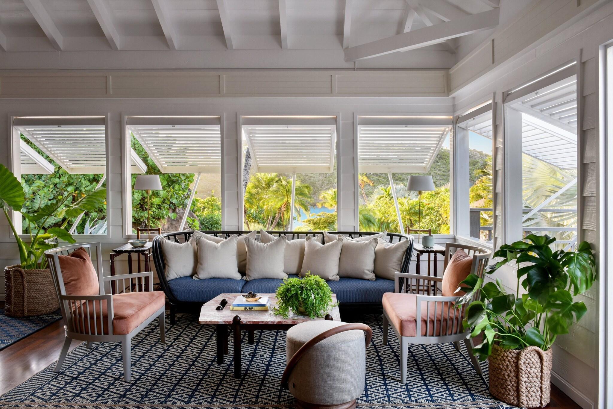 Vista Lobby Rosewood Le Guanahani St Barth