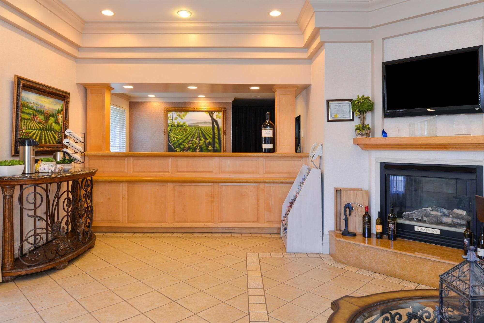 Vista Lobby Napa Valley Hotel & Suites