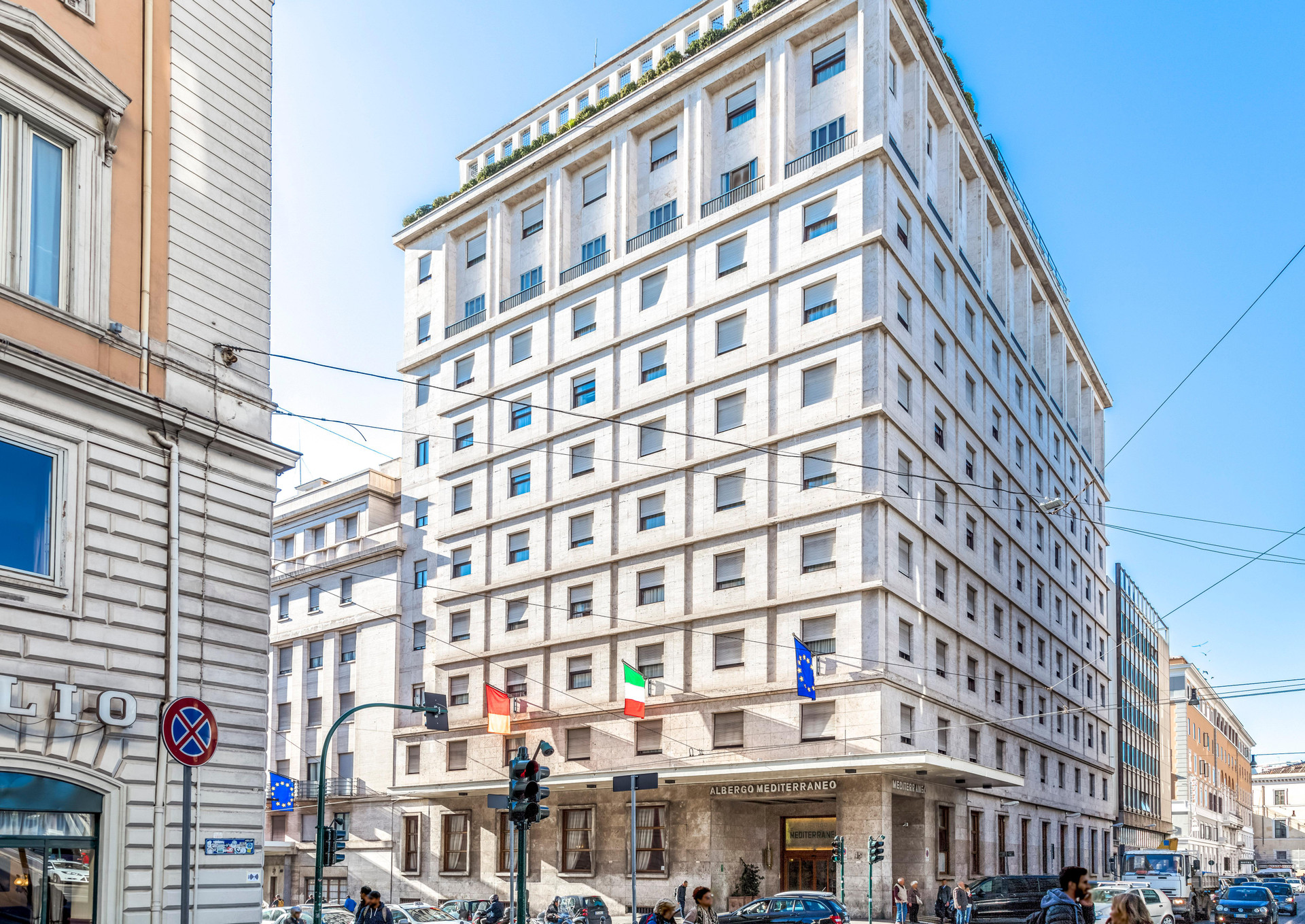 Vista Exterior Bettoja Hotel Mediterraneo