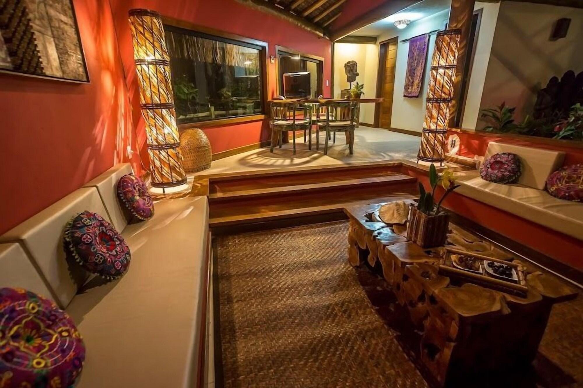 Vista do lobby Hotel Villa Balidendê