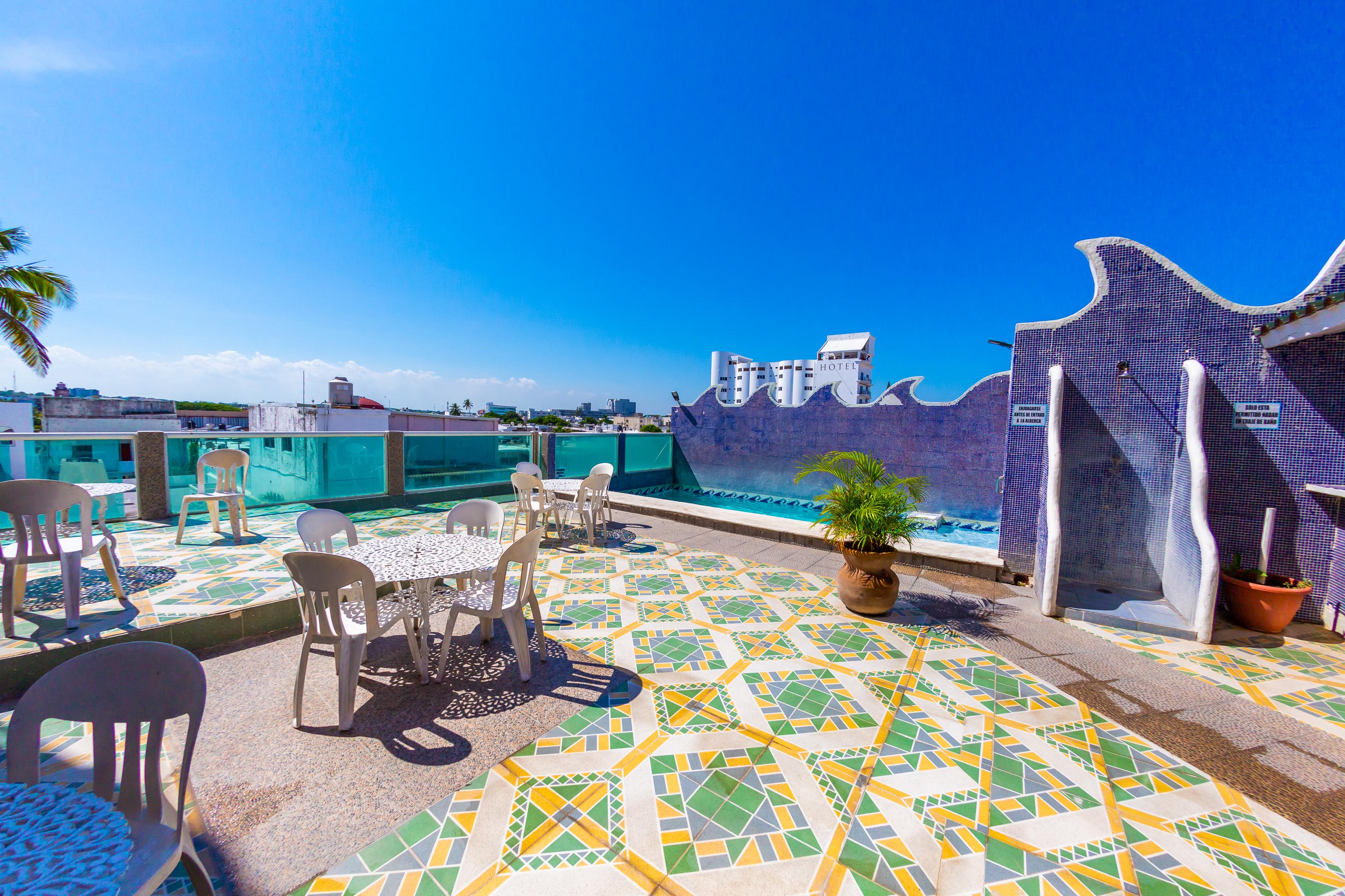 Vista Piscina Hotel Isla de Sacrificio