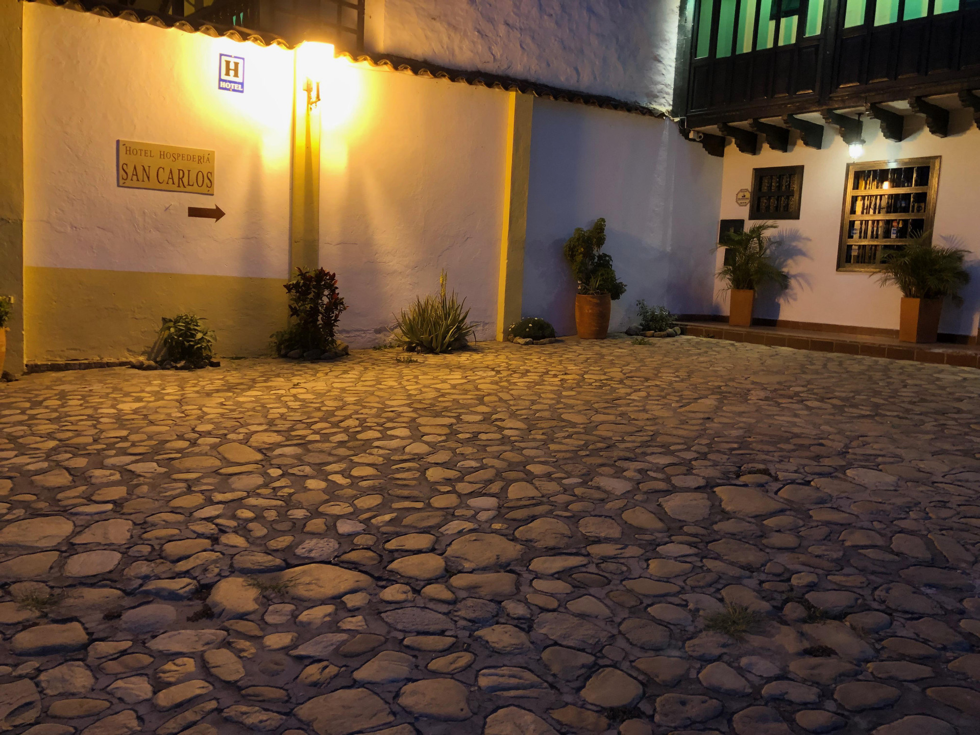 Vista Exterior Hotel Hospedería San Carlos Villa de Leyva
