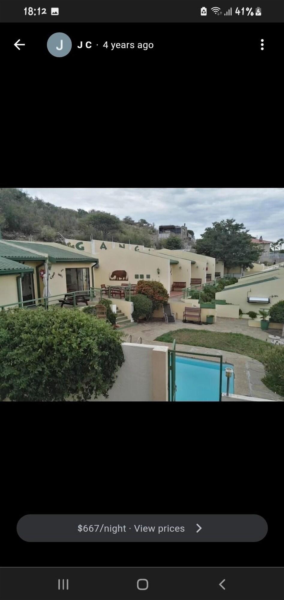 Vista Exterior Onganga Hotel