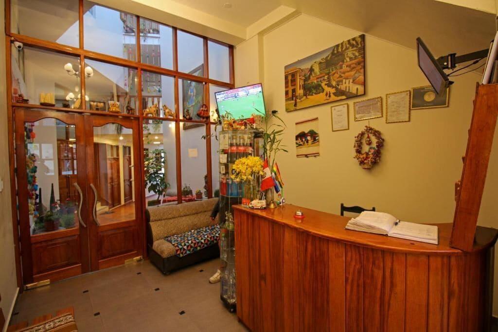 Vista Lobby Hotel El Chasqui