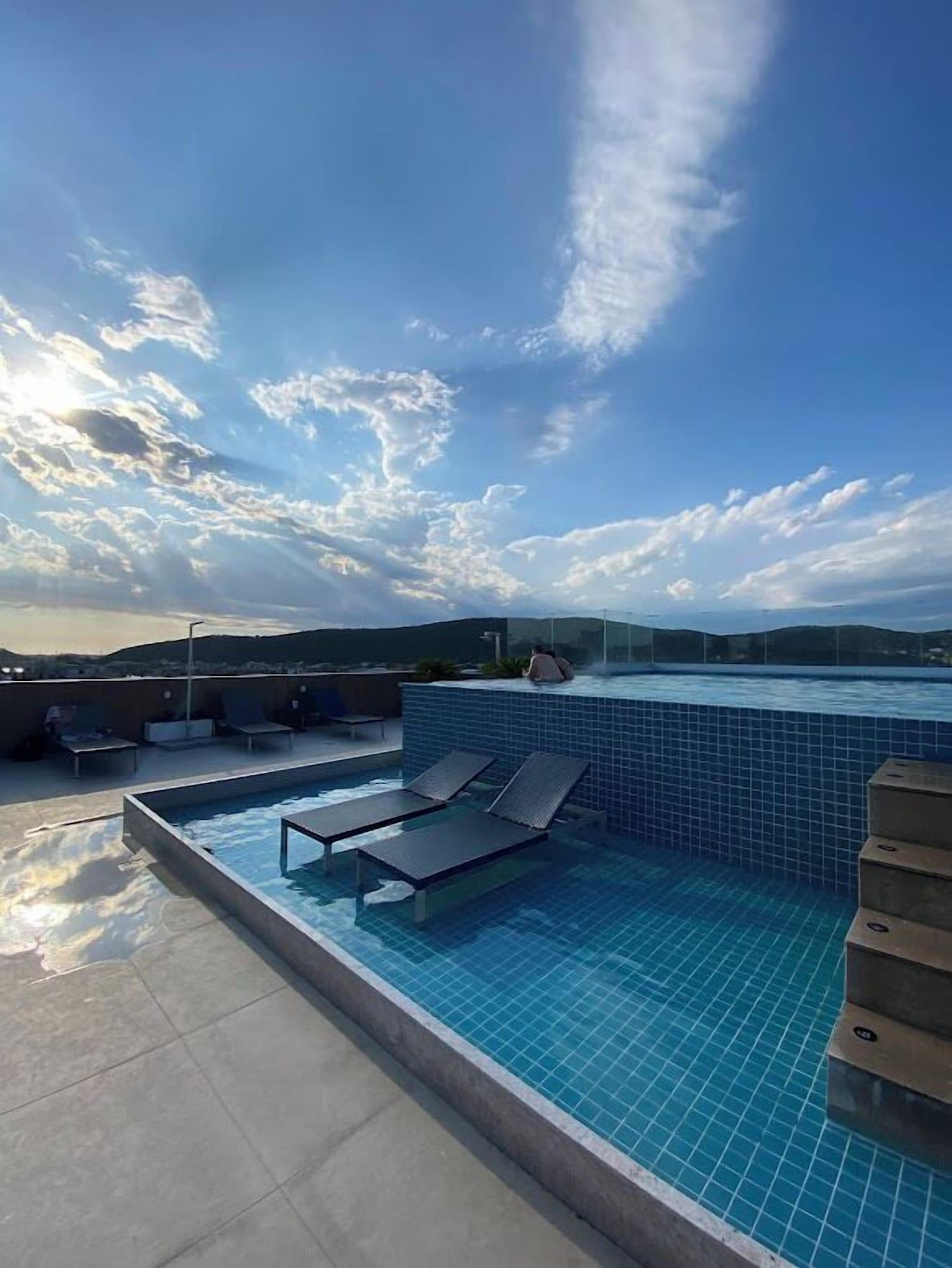 Vista Piscina Flat 104 Hotel Samba
