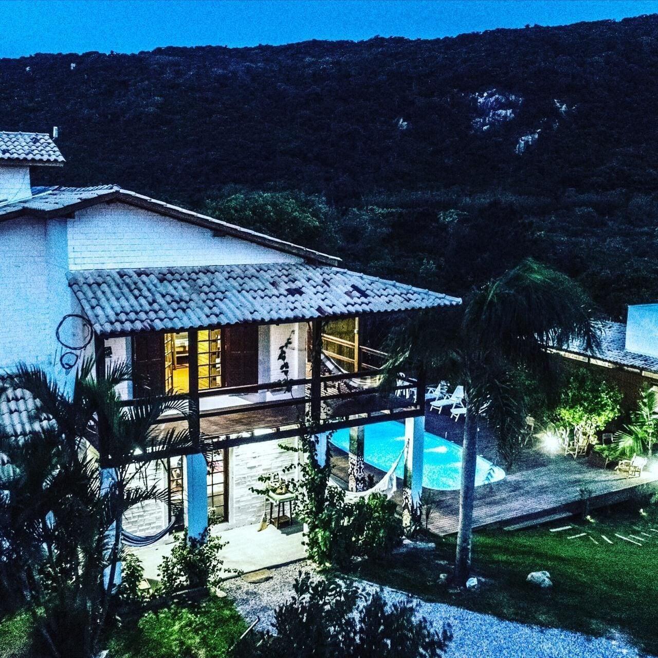 Vista Exterior Pousada guarda beach house