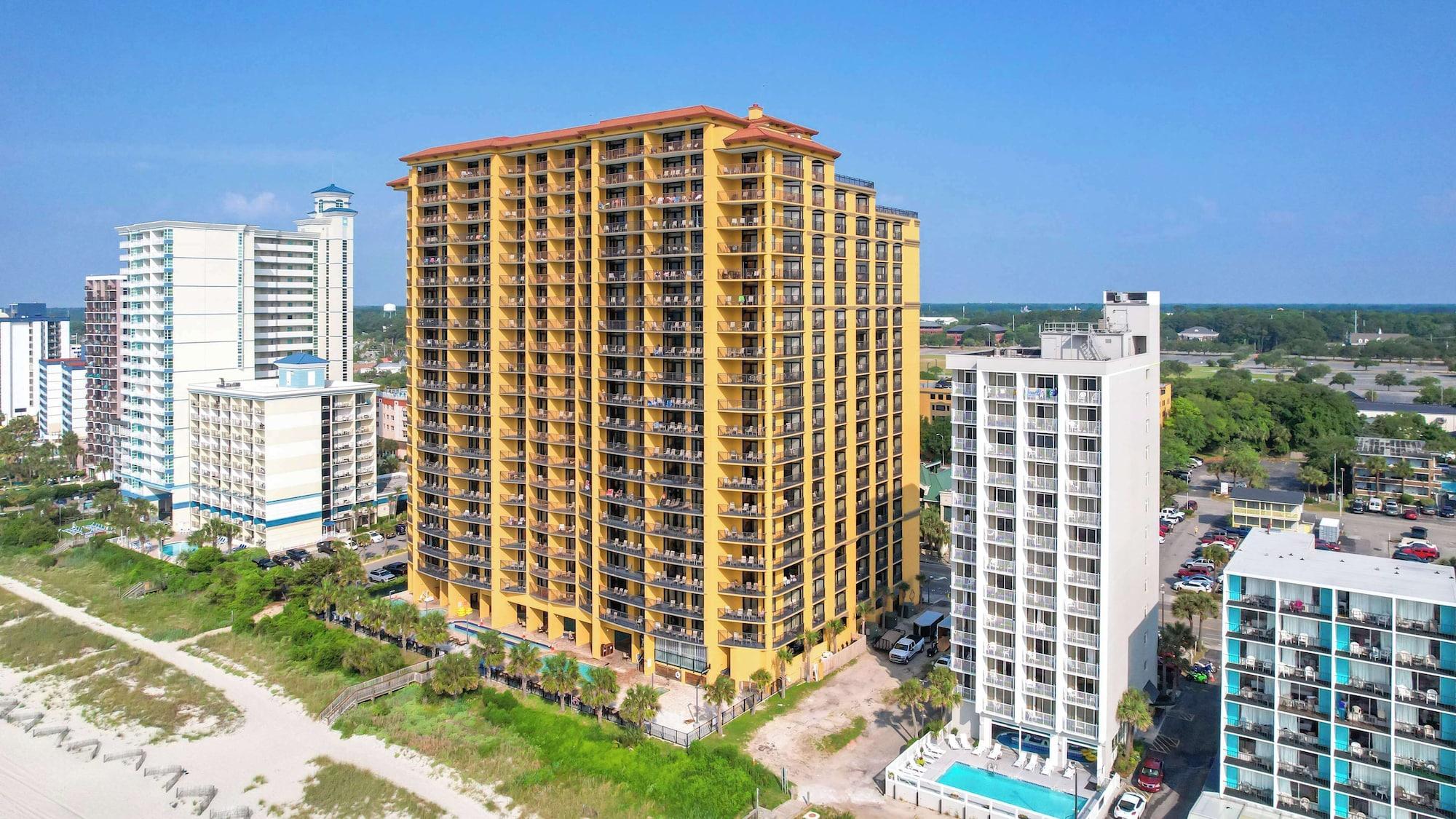 Vista Exterior Hilton Grand Vacations Club Anderson Ocean Myrtle Beach