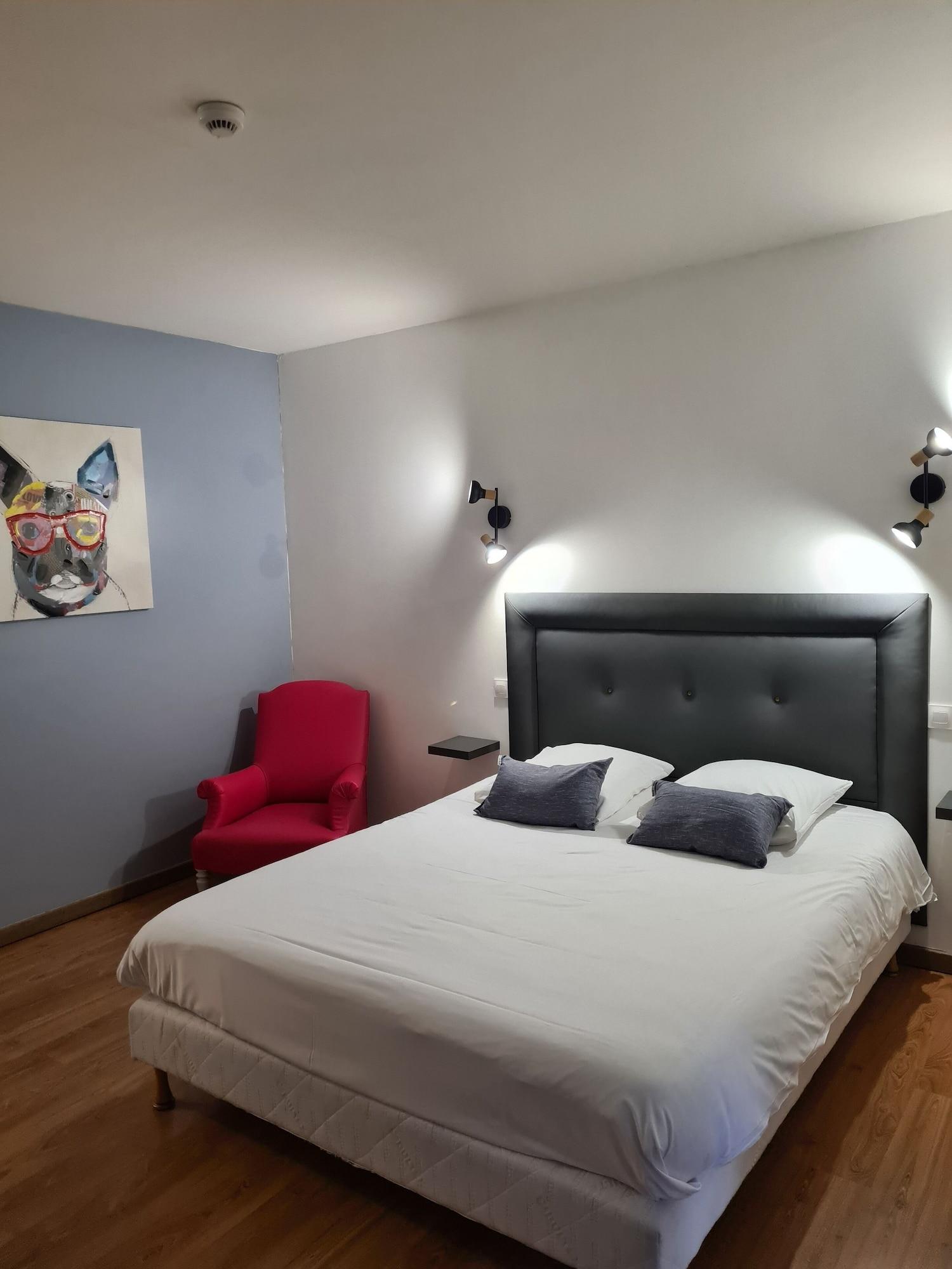 Habitación Hôtel Restaurant Le Victor Hugo