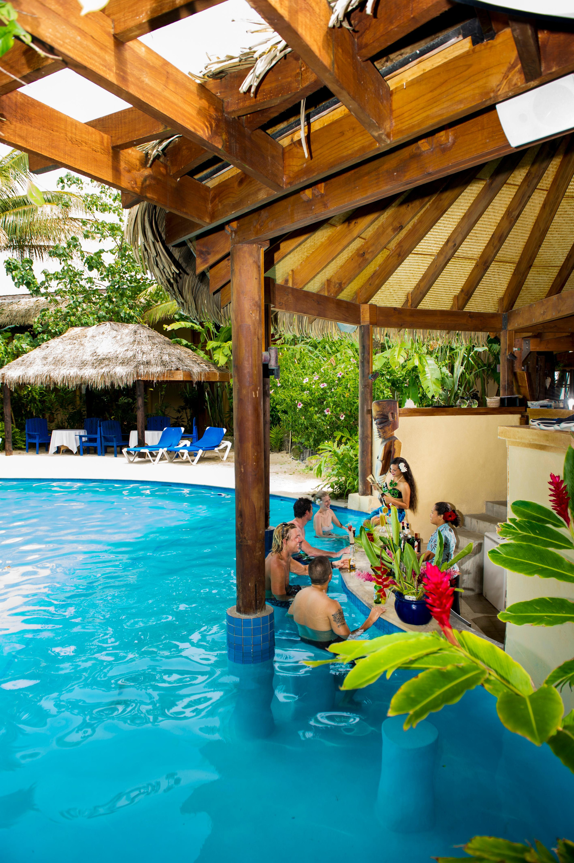 Bar/Salón Sanctuary Rarotonga - on the Beach
