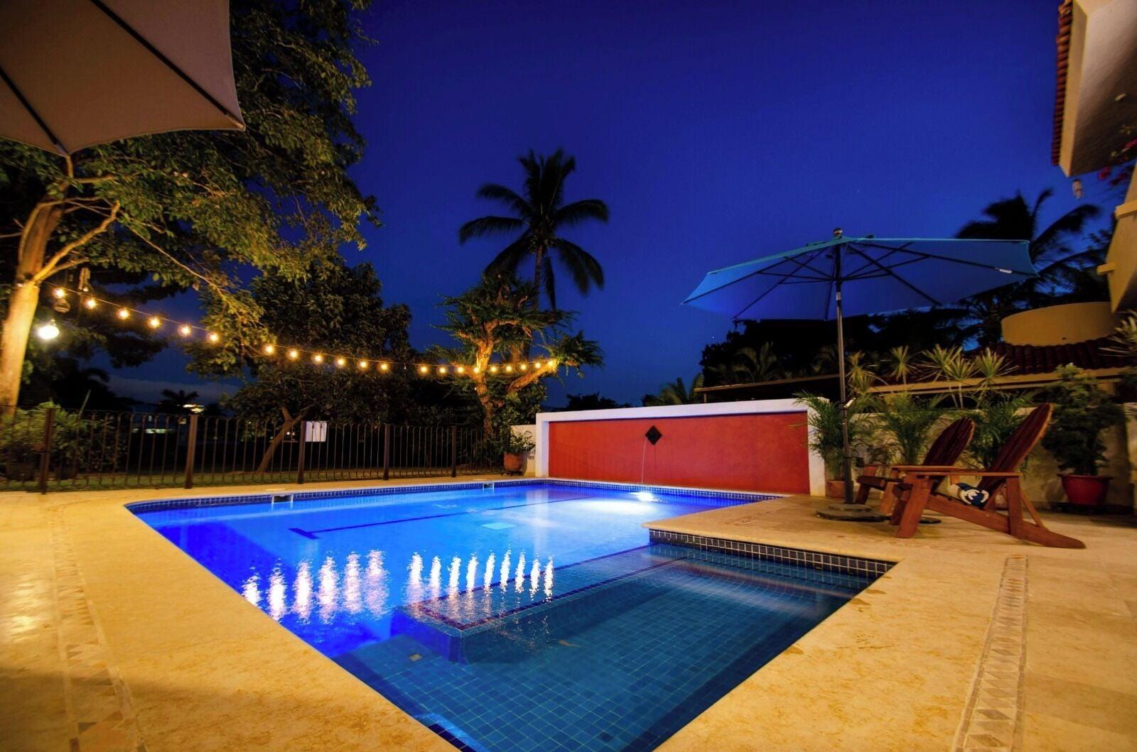 Vista Piscina Marina Vallarta Casa Gallos