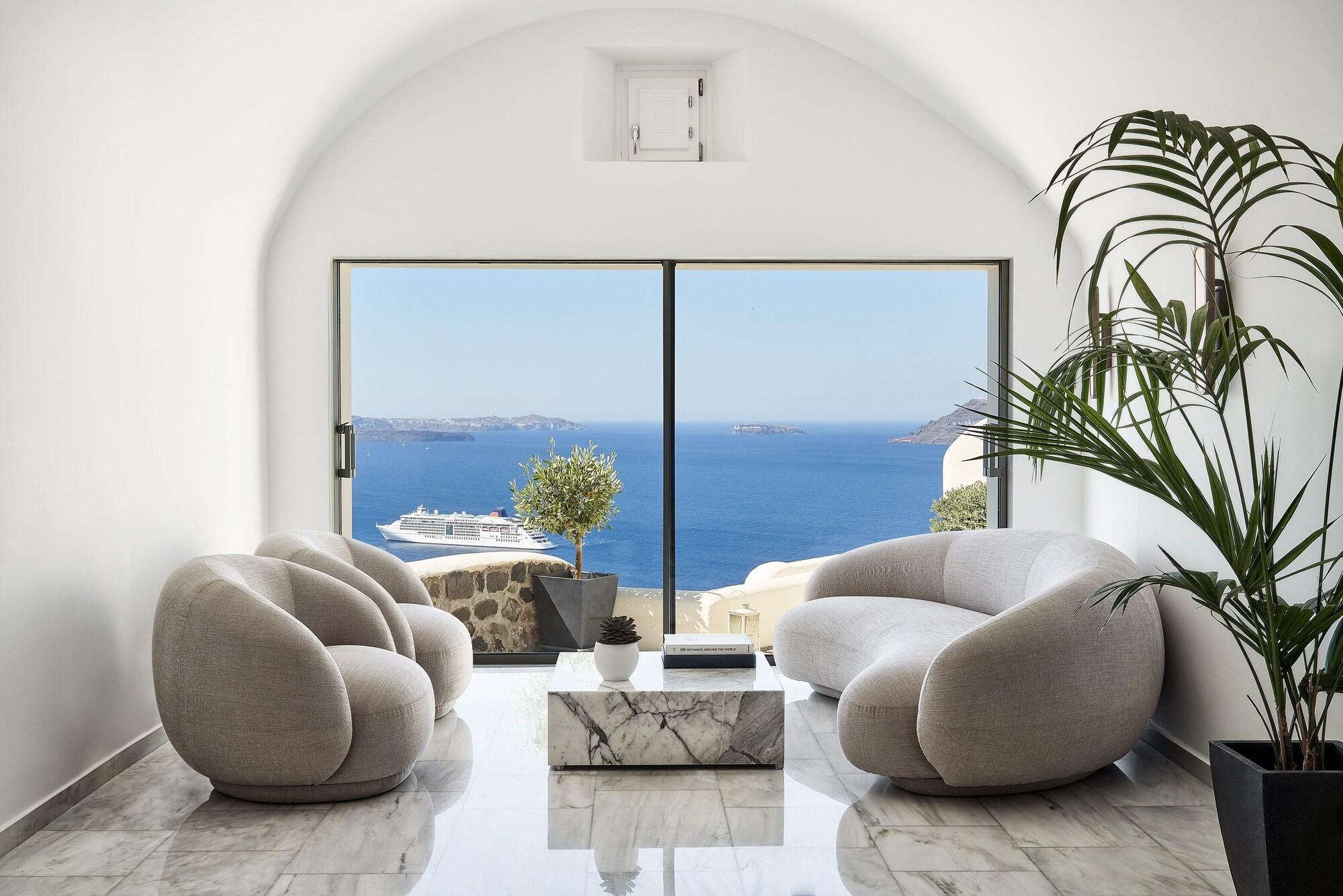 Vista Lobby Canaves Oia Suites - Small Luxury Hotels of the World