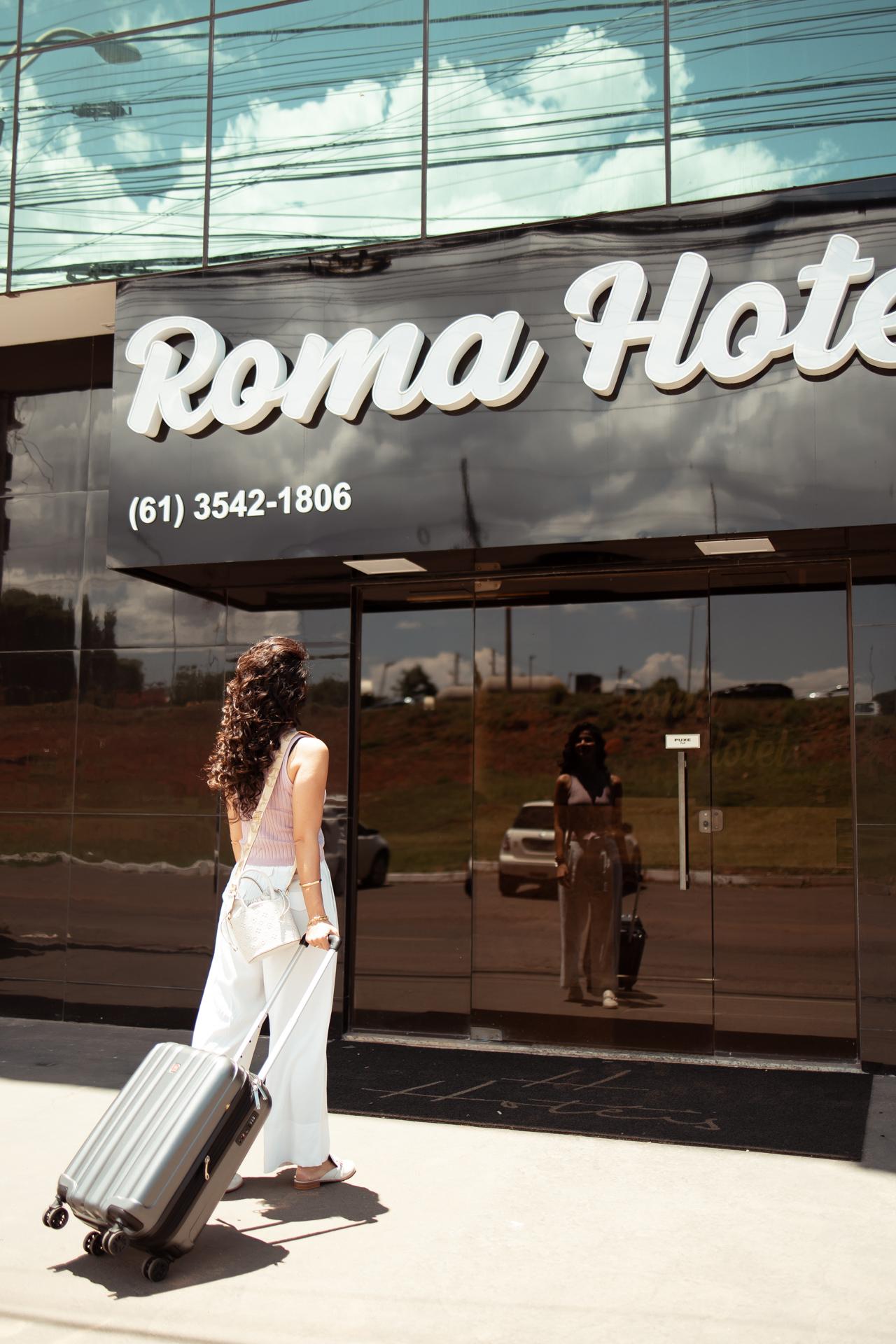 Área de café da manhã Roma Hotel