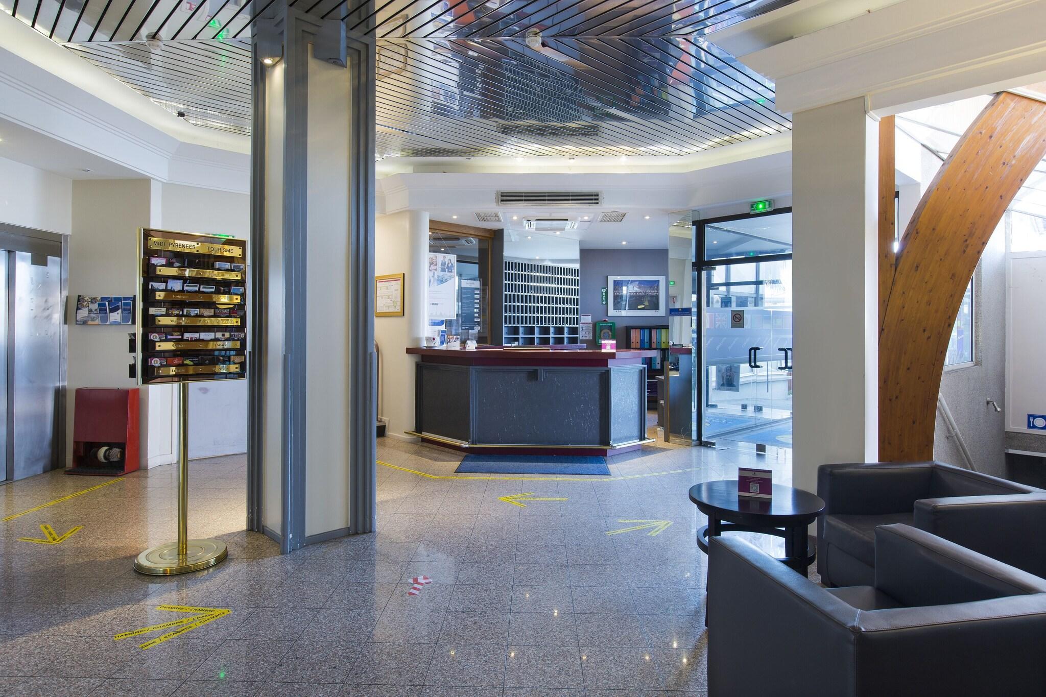 Vista Lobby Comfort Hotel Toulouse Sud