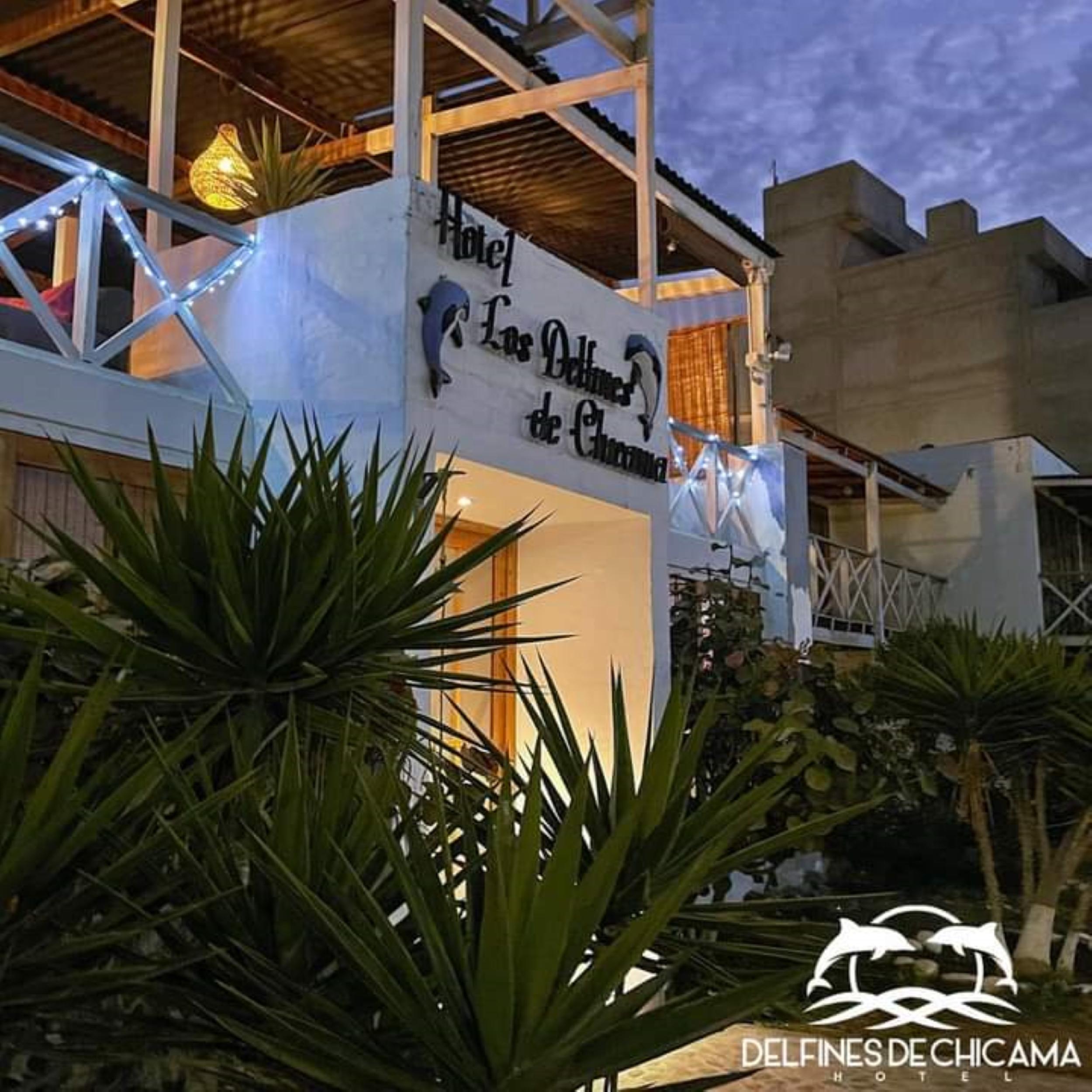 Vista Exterior Hotel Los Delfines De Chicama