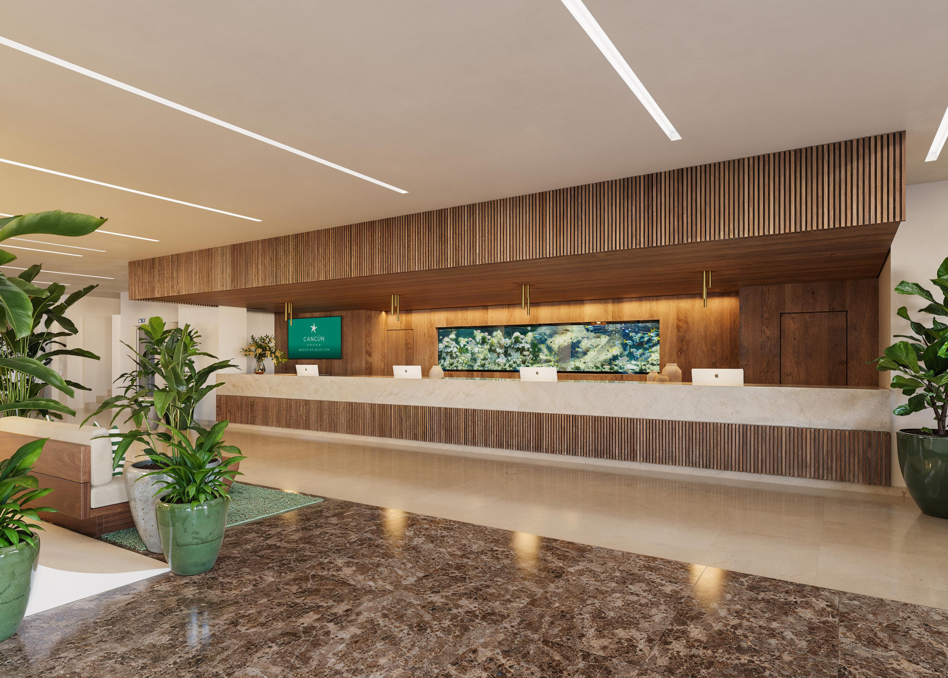 Vista Lobby Palmar Beach Resort and Spa Riviera Maya All-Inclusive