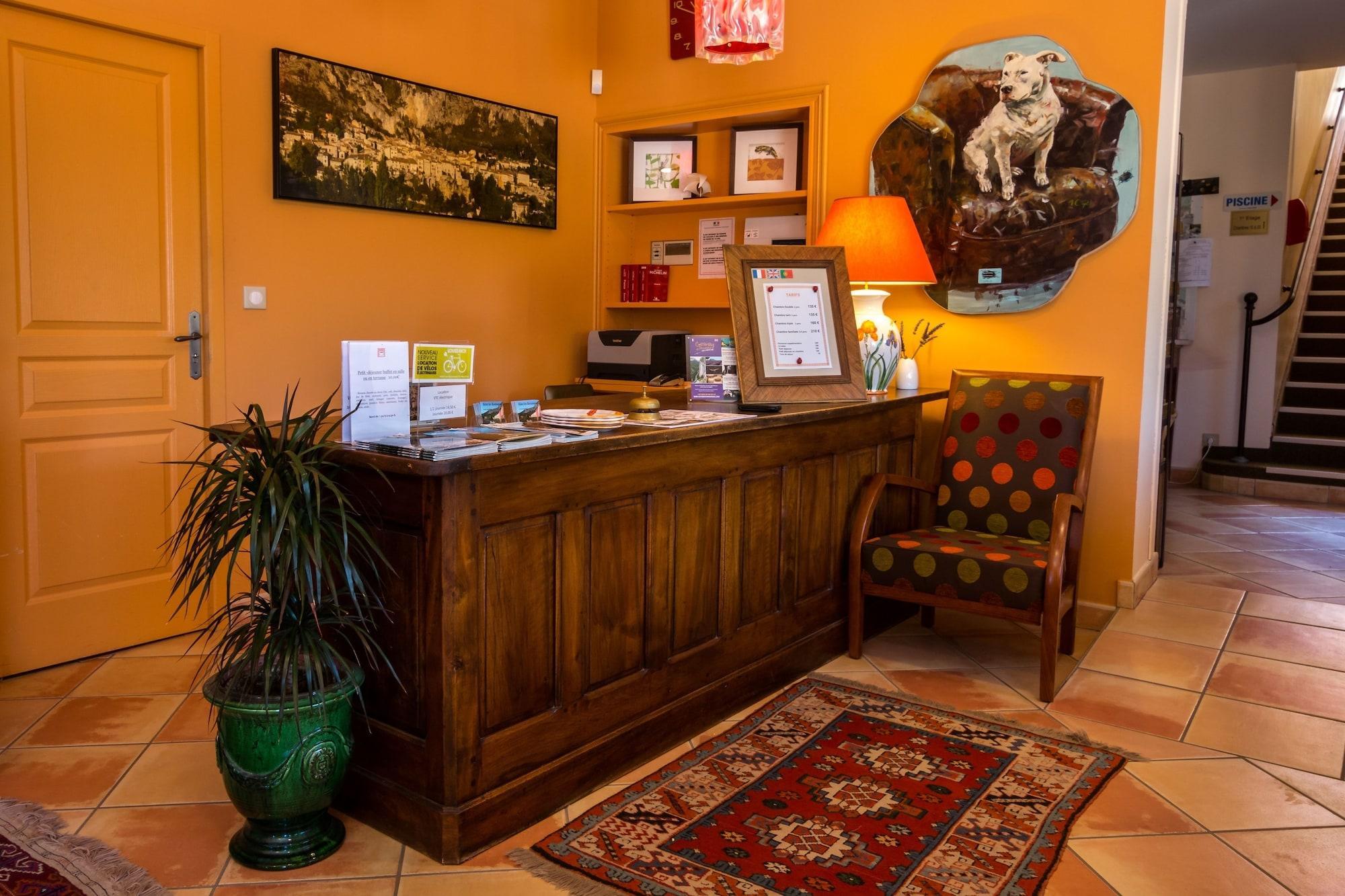 Vista Lobby Hôtel les Restanques de Moustiers