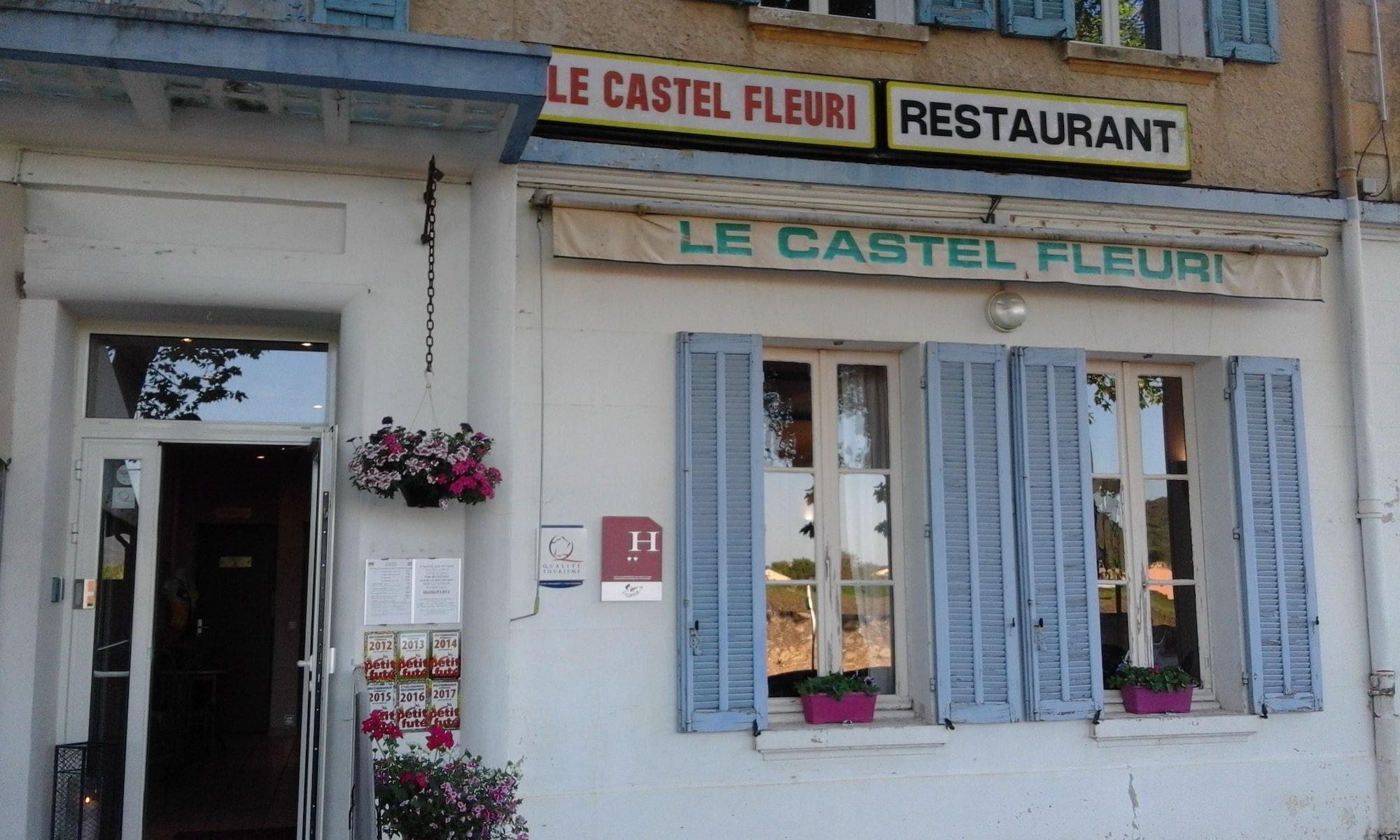 Vista Exterior Hôtel Restaurant Le Castel Fleuri