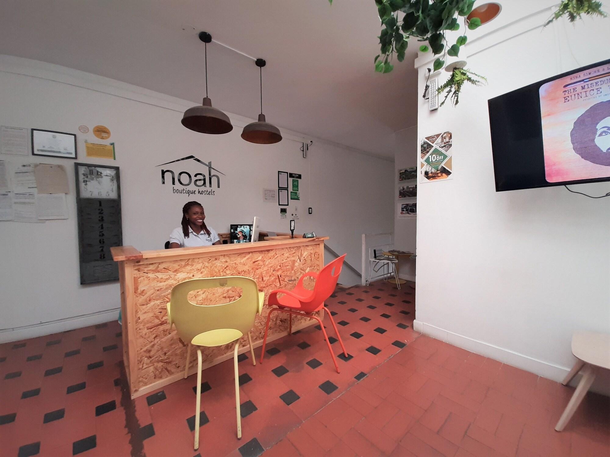 Vista Lobby Noah boutique hostels Medellín