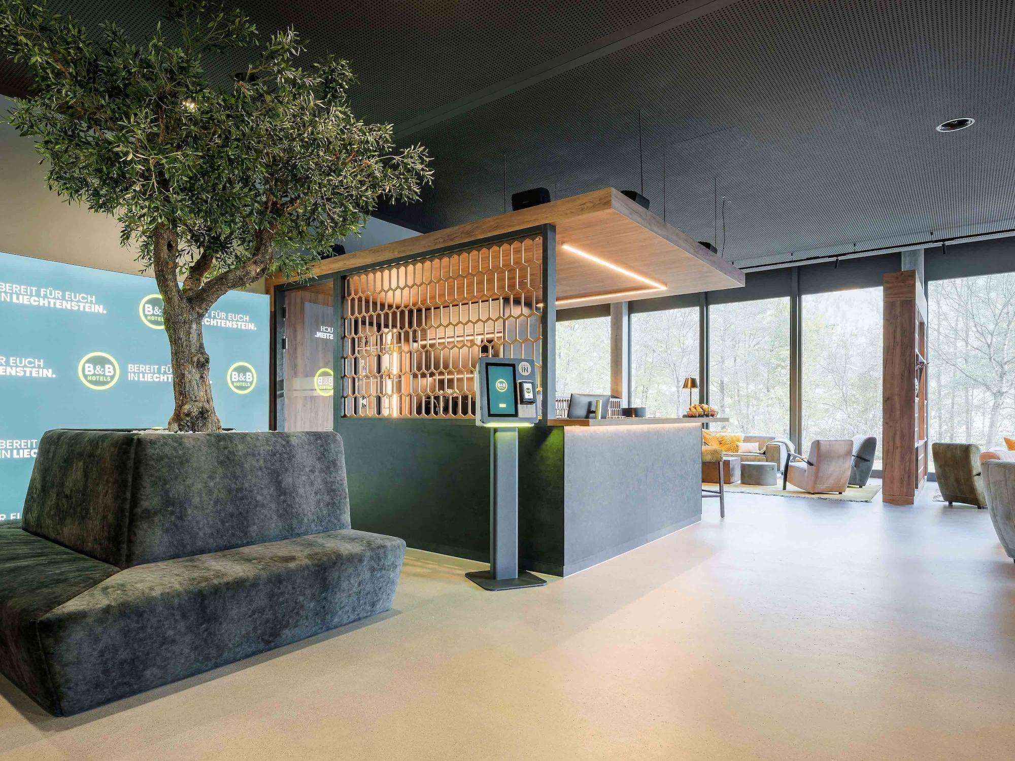 Vista Lobby B&B Hotel Liechtenstein-Eschen