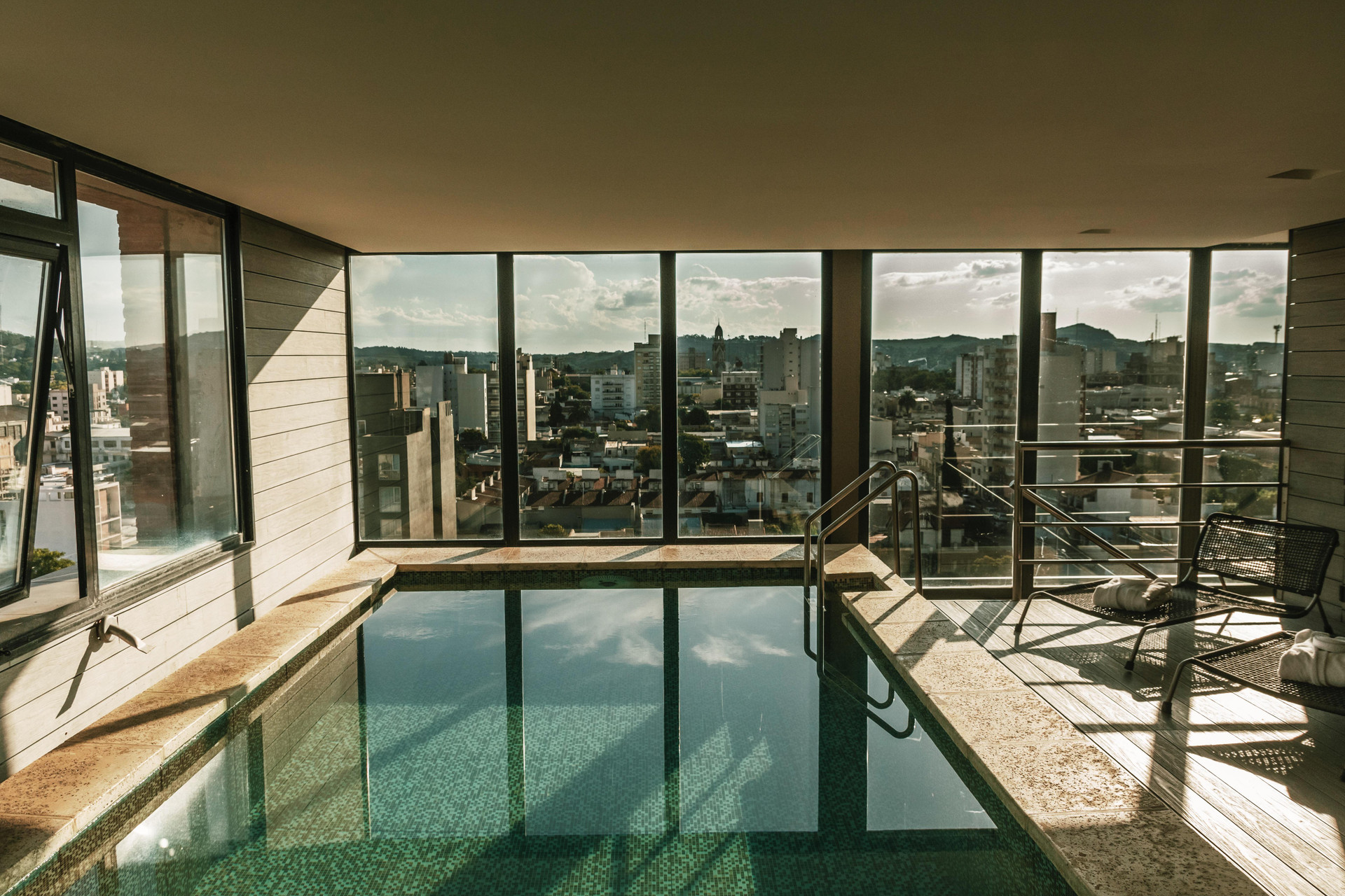 Vista Piscina Mulen Hotel Tandil