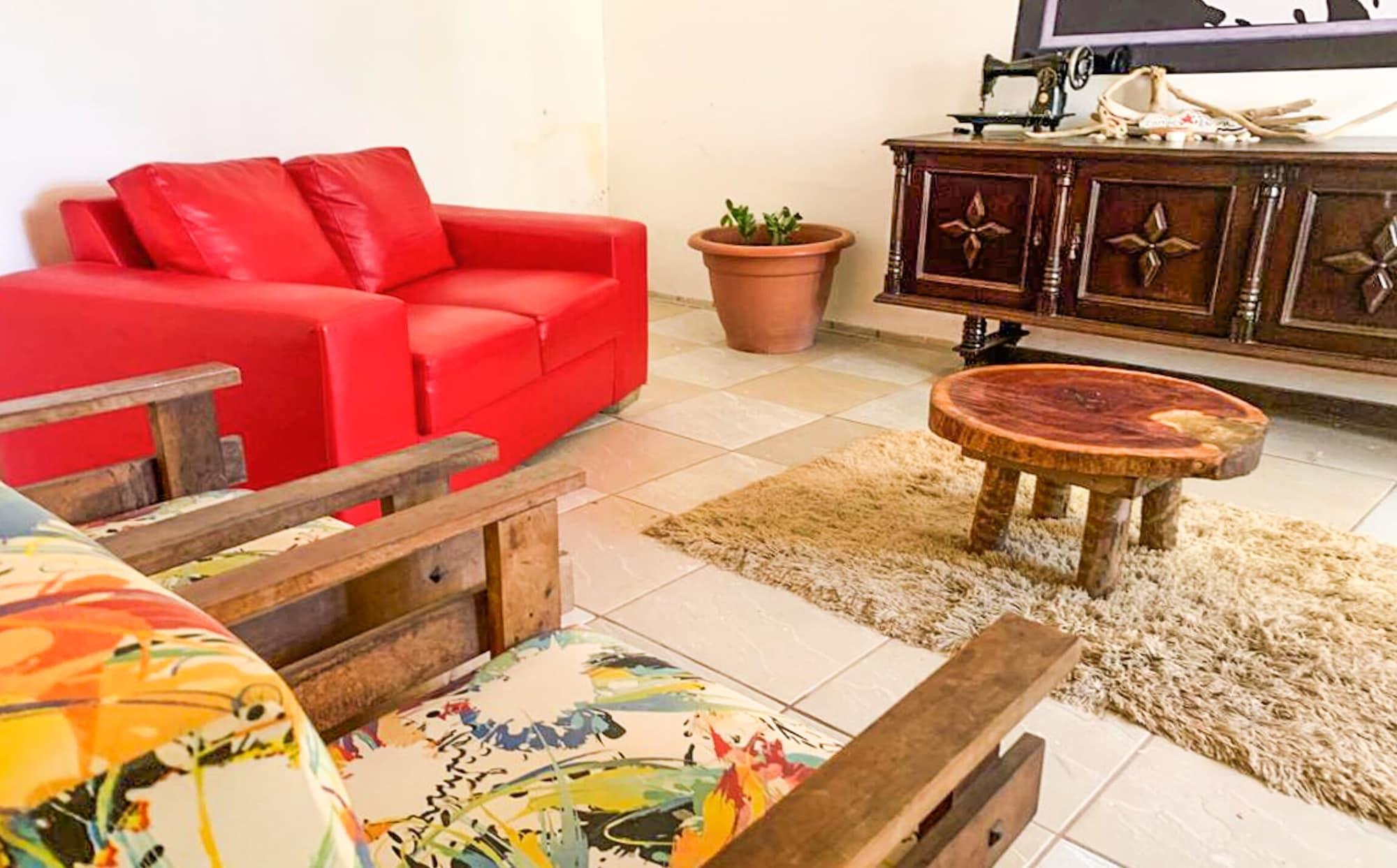 Vista Lobby Pousada Estrela Marinha