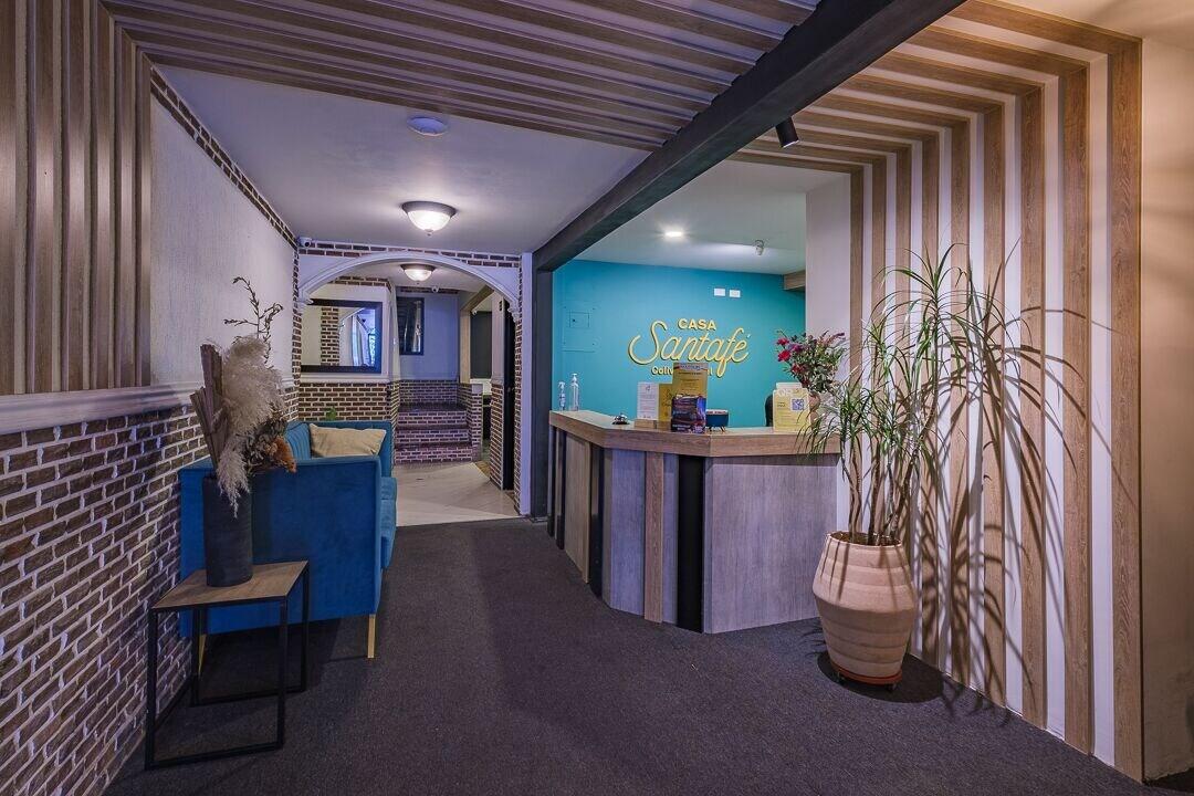 Vista Lobby Casa Santafe - Coliving Hotel