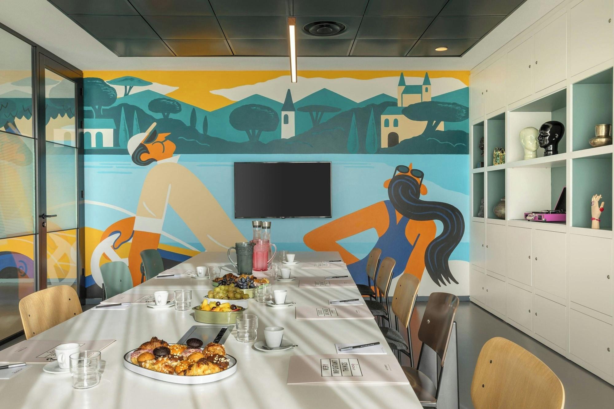 Sala de Reuniones MOXY Milan Malpensa Airport