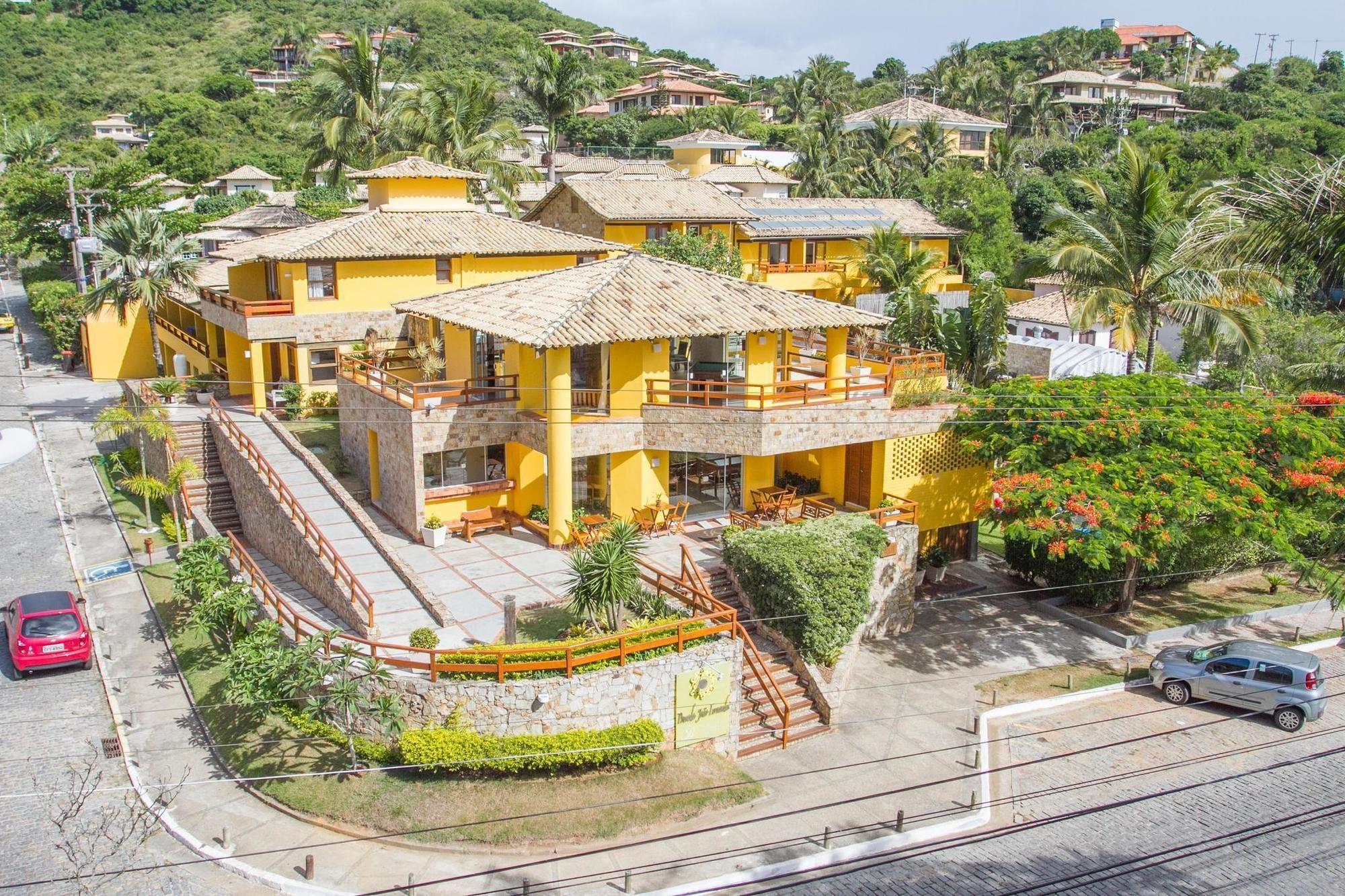Vista da fachada Pousada João Fernandes