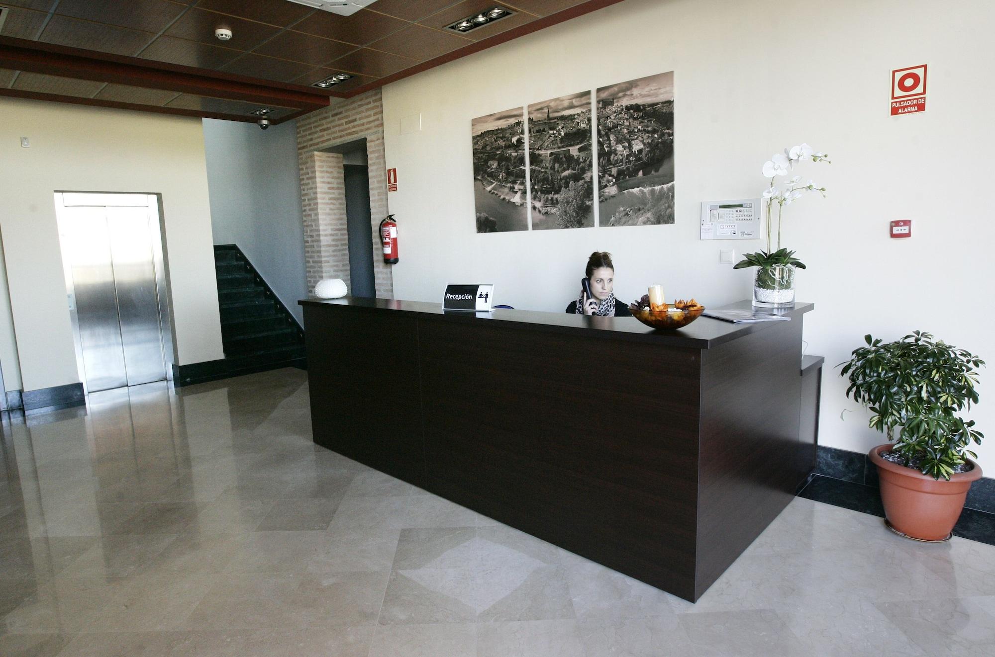 Vista do lobby Hotel la Bastida
