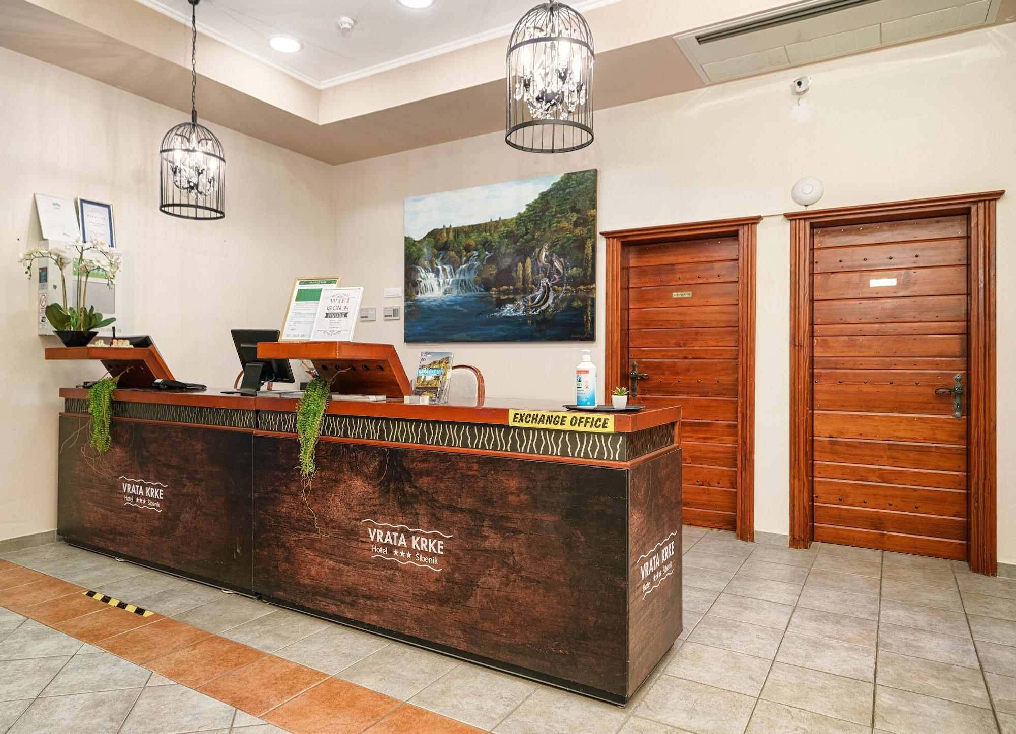 Vista Lobby Vrata Krke Hotel